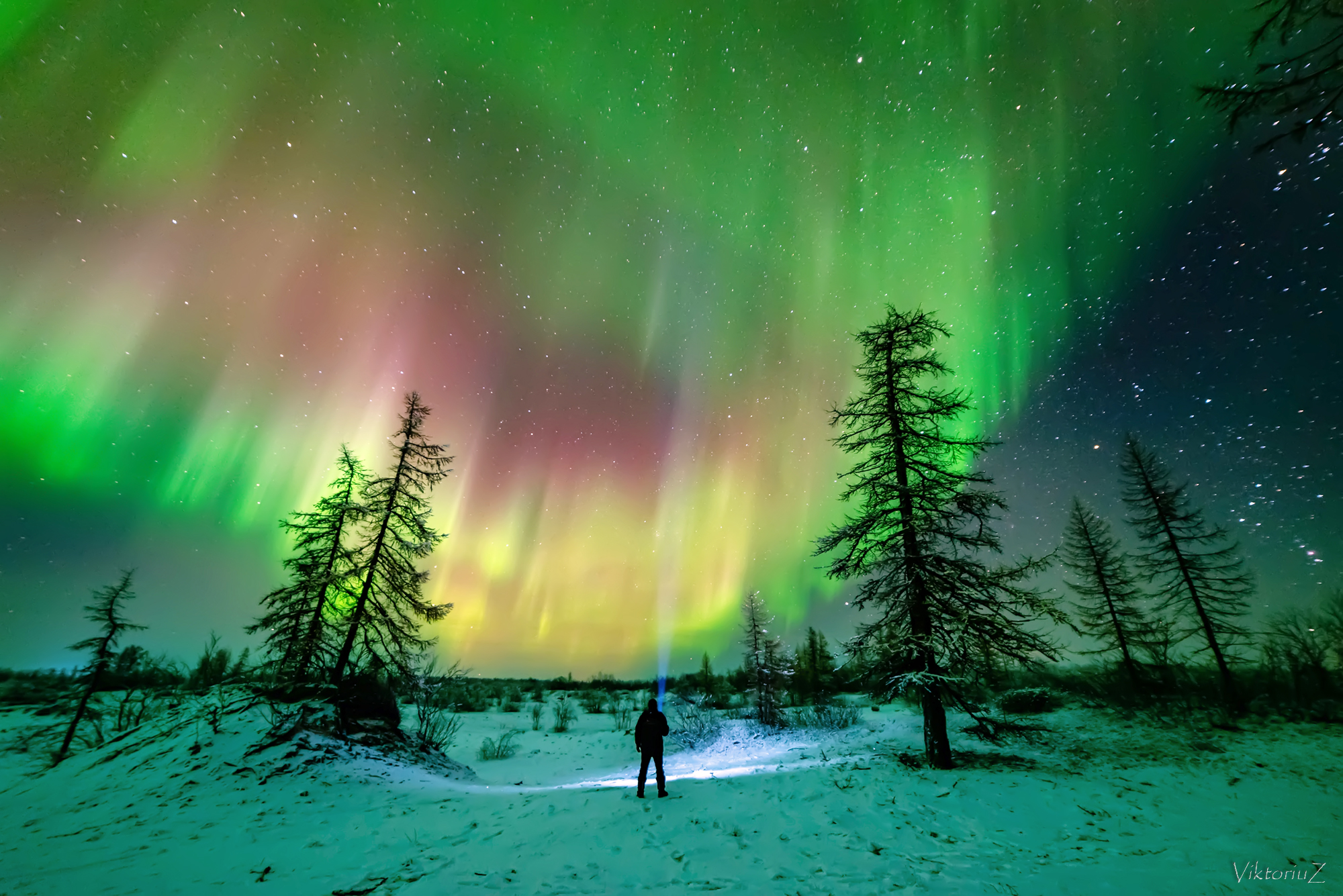 северное сияние, полярное сияние, заполярье, aurora borealis, polar lights, Куликов Виктор