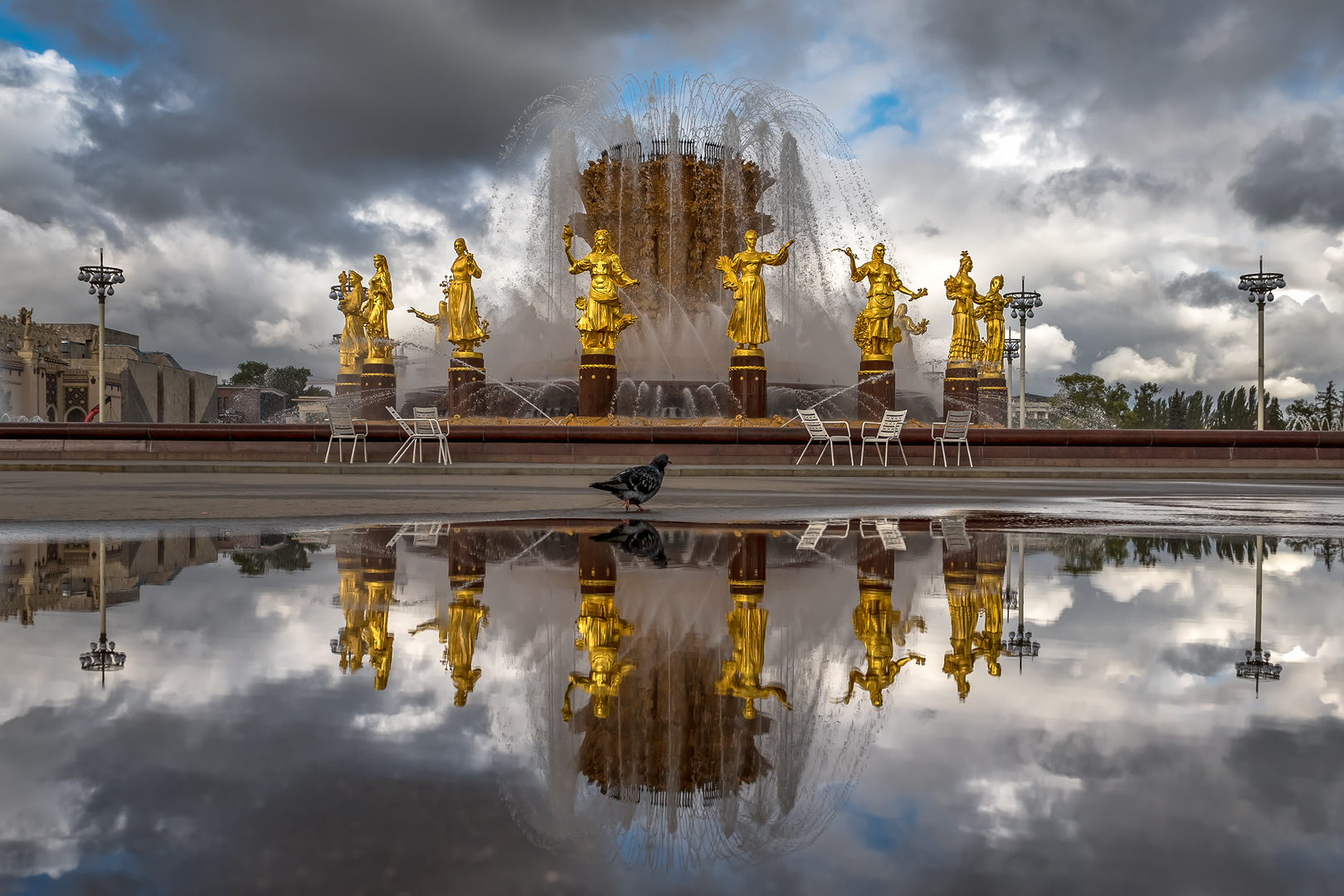 вднх, москва, фонтан, скульптура, Zakharov Armen