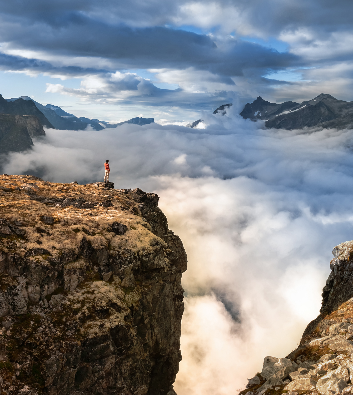 пейзаж, природа, Норвегия, фьорд, туман,горы, Лариса Дука