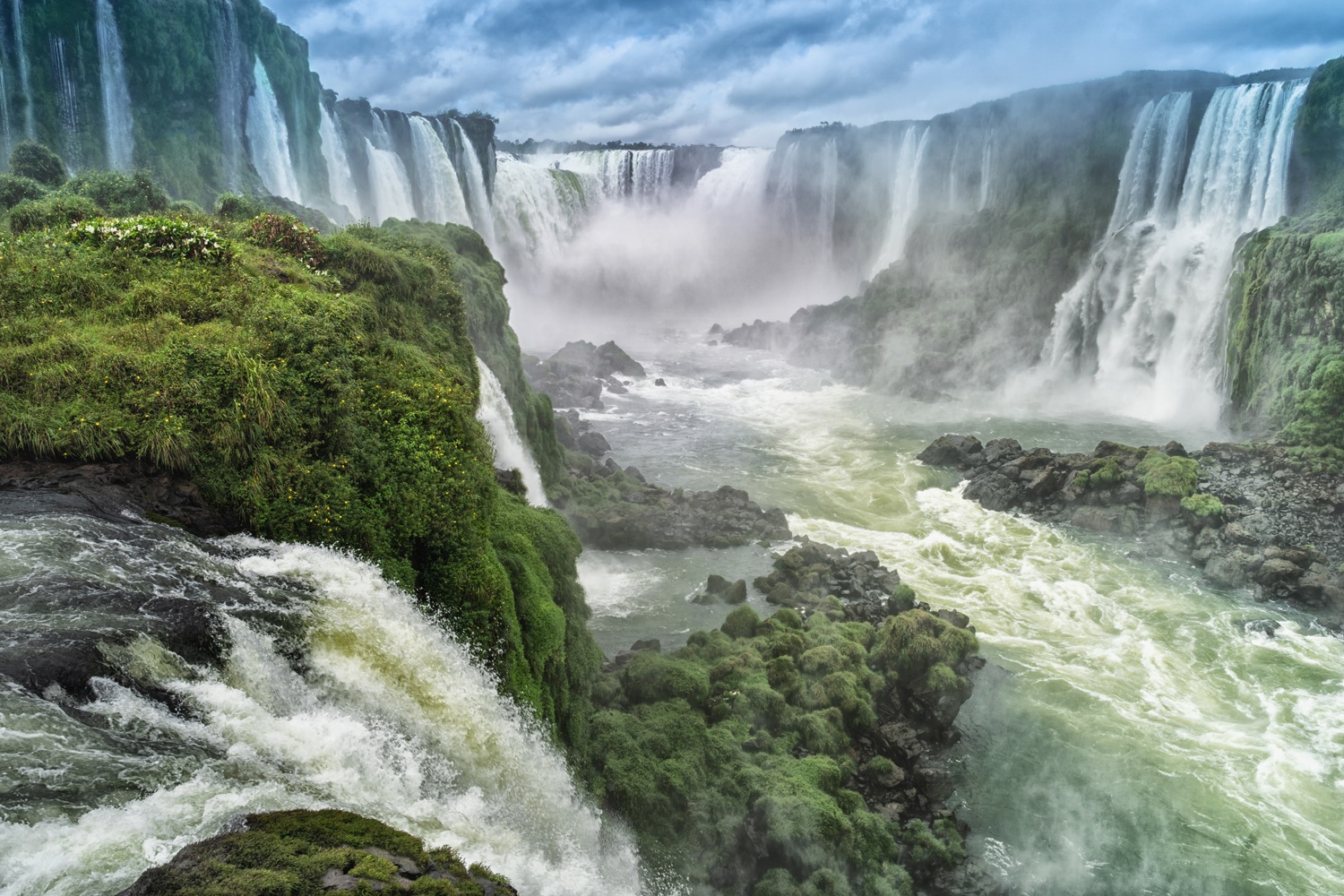 природа, пейзаж, водопад, Игуасу, Бразилия, Лариса Дука