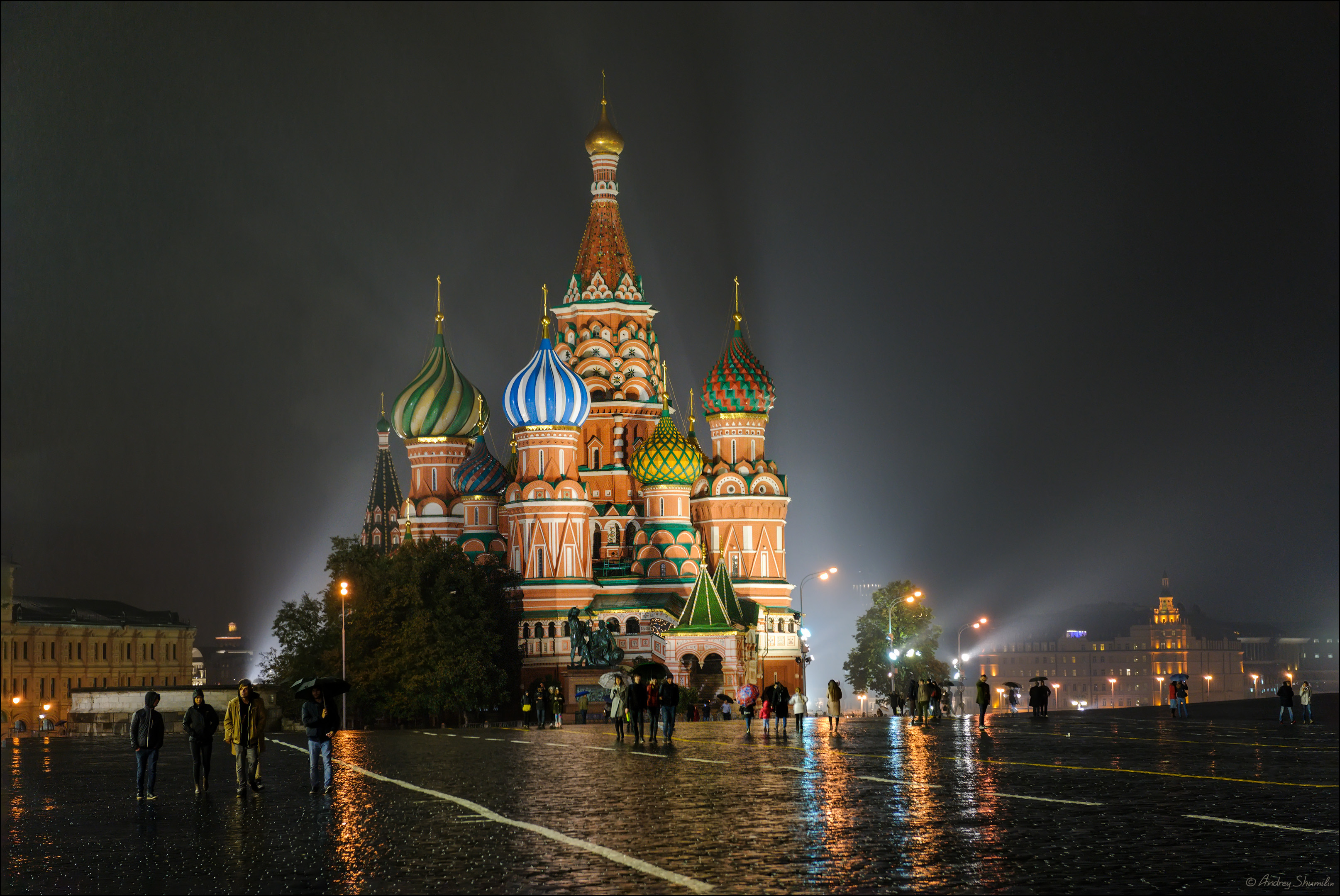 москва, красная площадь, дождь, Андрей Шумилин