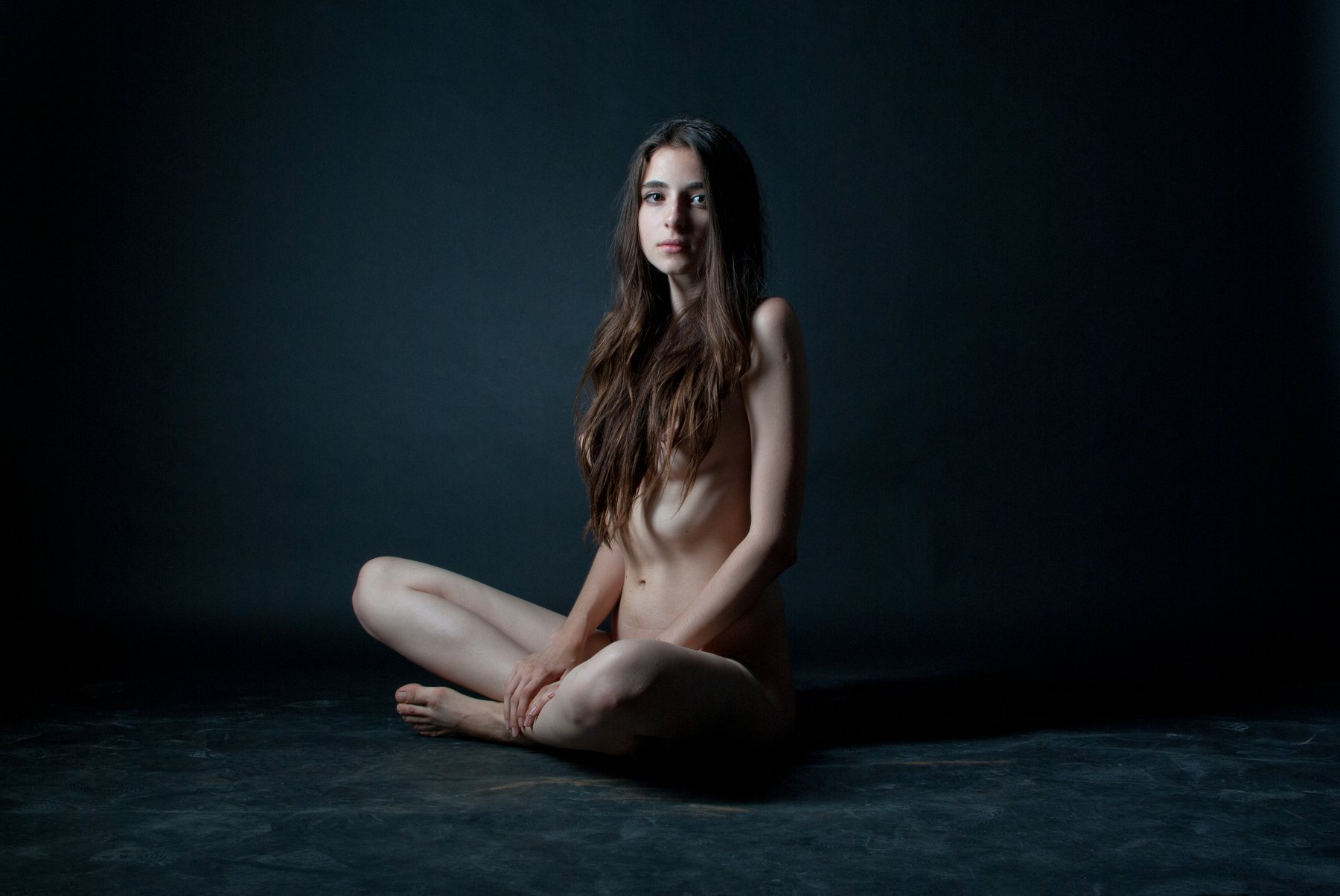 nude girl blue studio, Ройз Екатерина