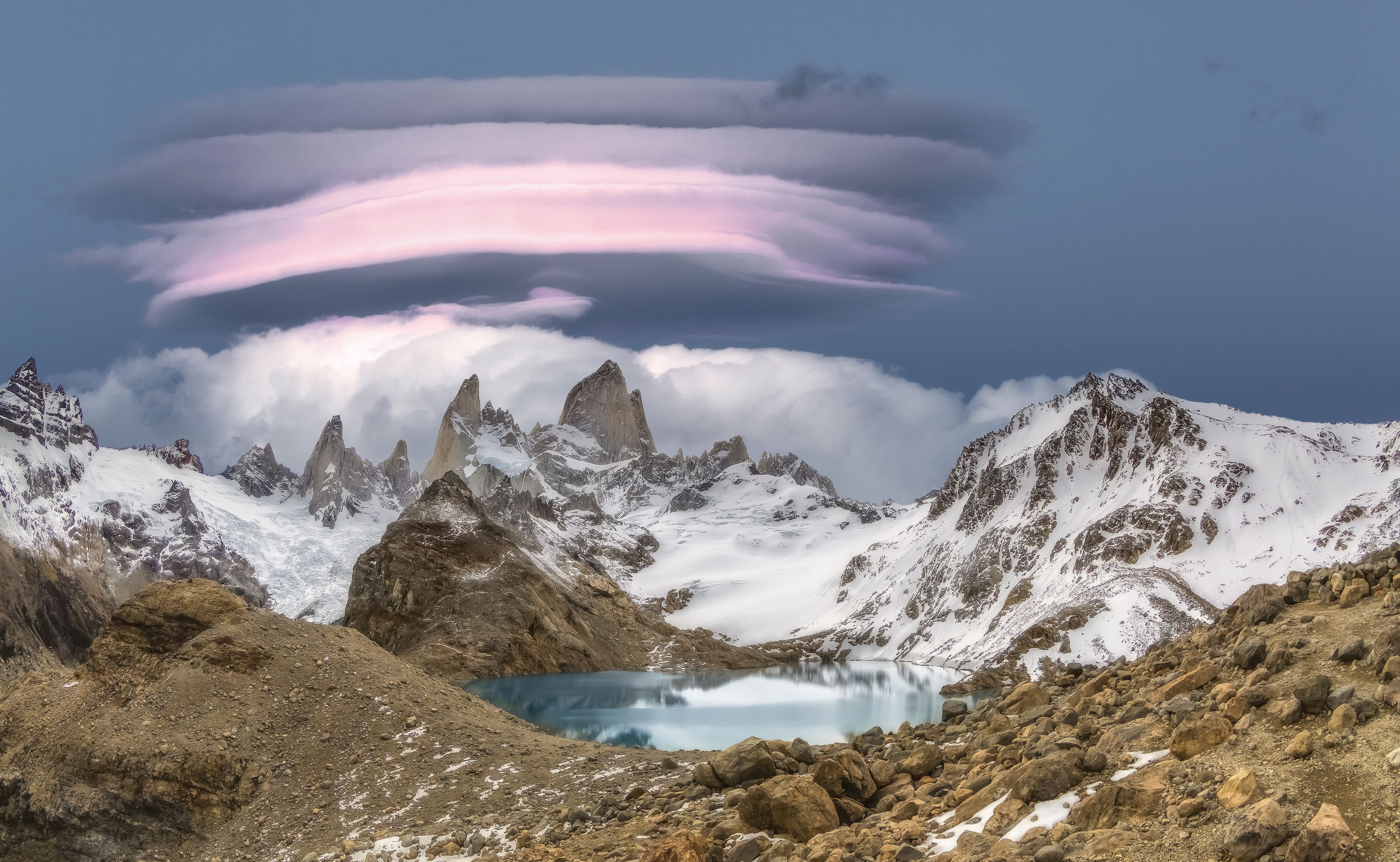 патагония, аргентина, лентикулярное облако, fitz roy, Andrey Chabrov