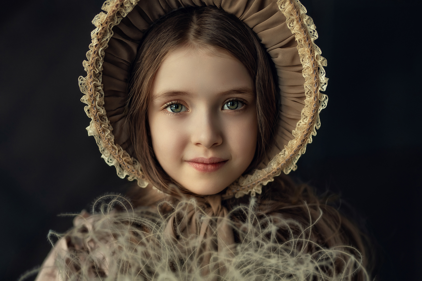 женскийпортрет детский портрет, Соловьёва Елена
