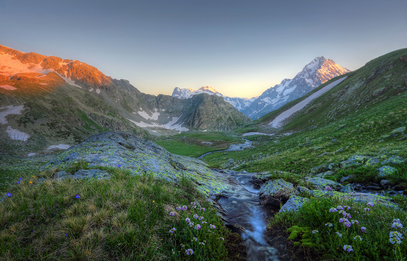 Кавказ Архыз горы долина пейзаж фото России природа, Александр Бархатов