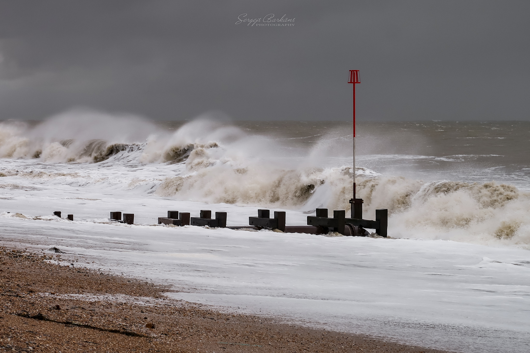 #storm #ciaran #england #coastal #englishchannel #lamanche #westsussex #uk #water #waves #wind #clouds, Sergejs Barkans