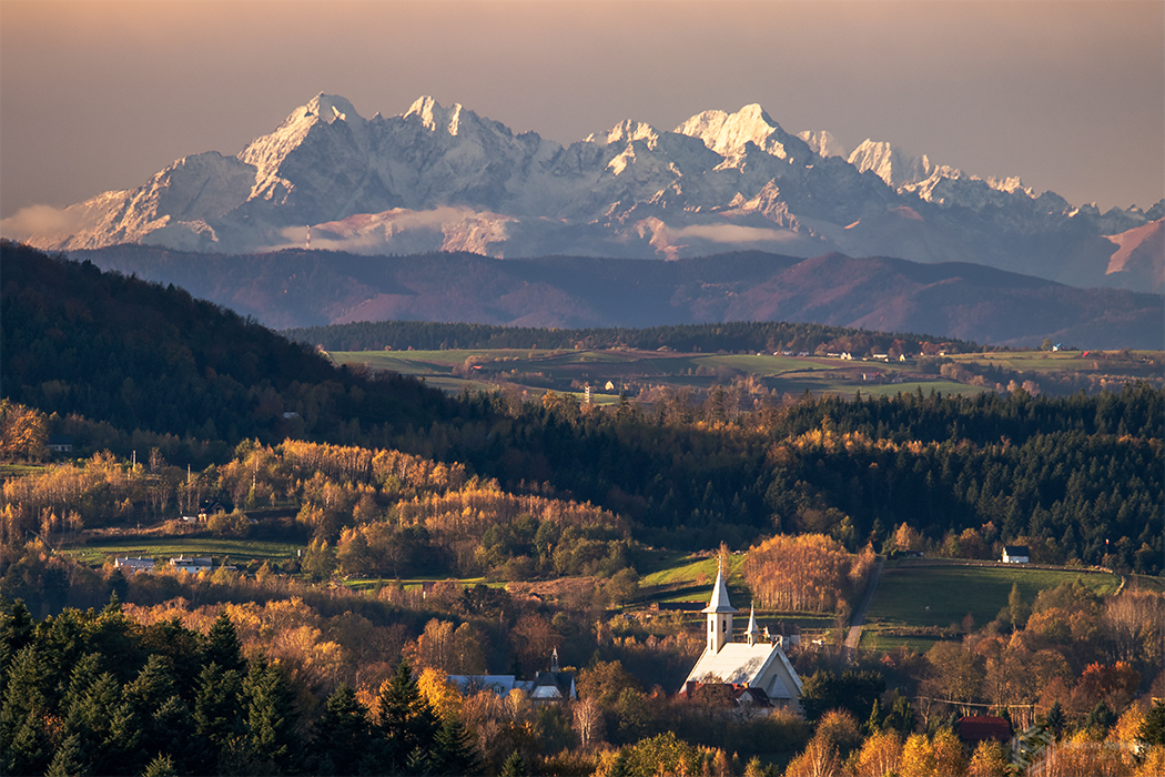 poland ,tatras, tatry ,mountains ,autumn colours , morning , snow ,autumn colors , Marcin Nalepka