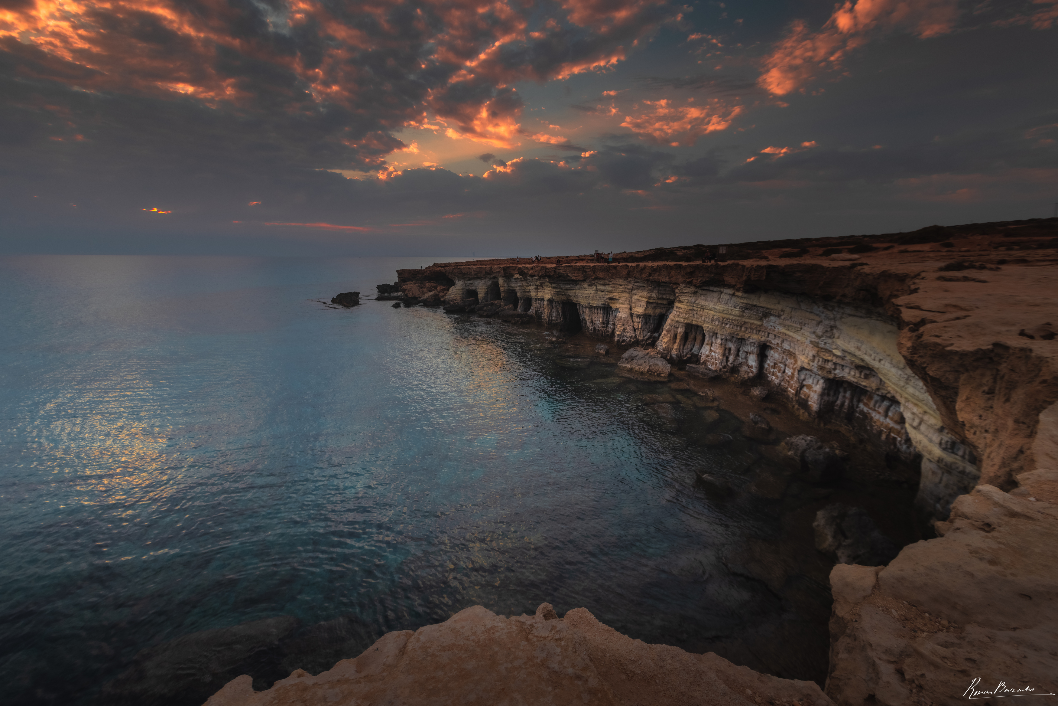 cyprus, sunset, sea, Mediterranean, Кипр, закат, средиземное море, море , Bevzenko Roman