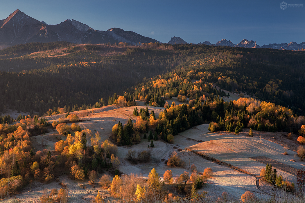 slovakia ,tatras ,tatry mountains ,autumn ,morning ,snow autumn colors ,ostrunia, Marcin Nalepka