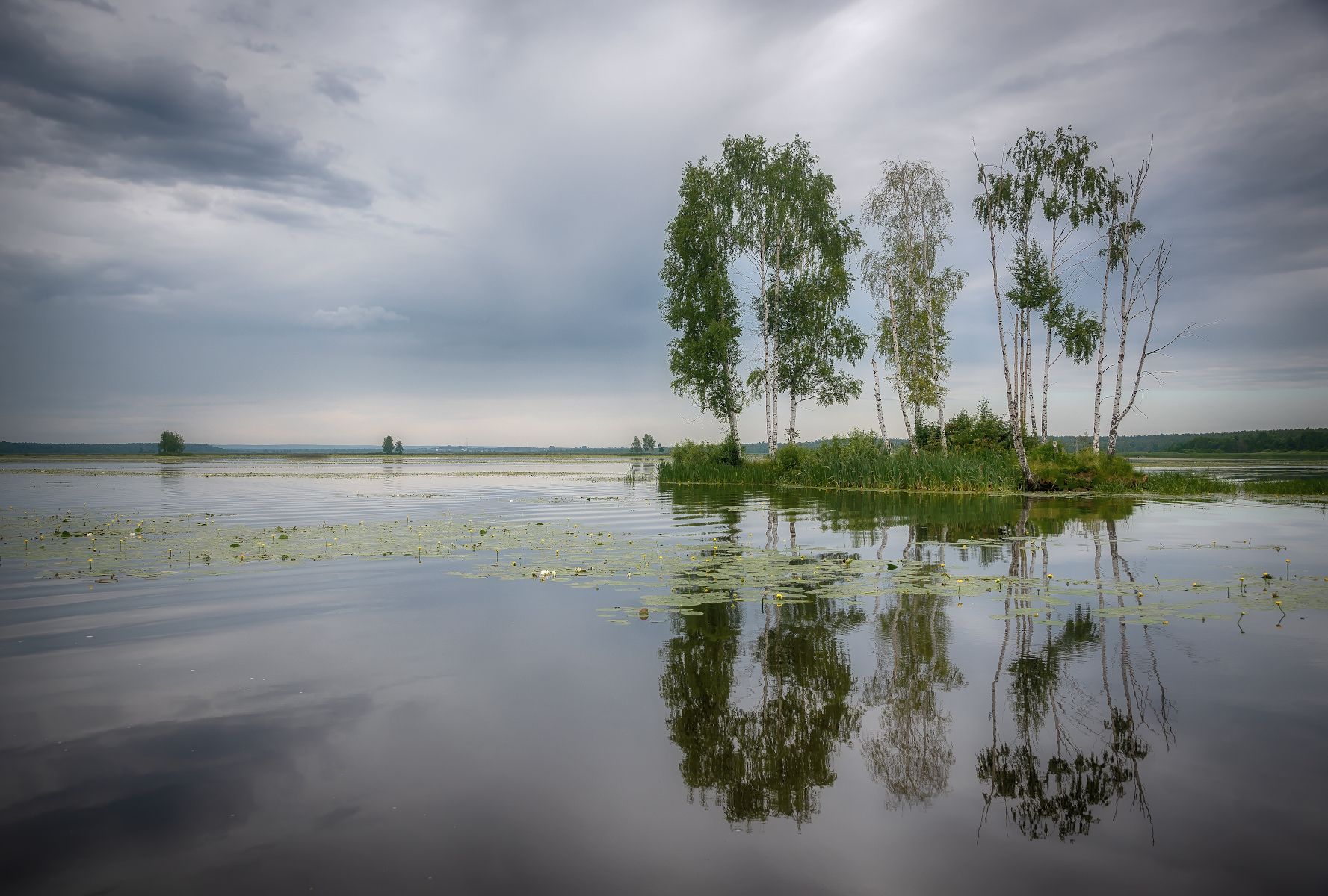 озеро, острова, Сергей Аникин