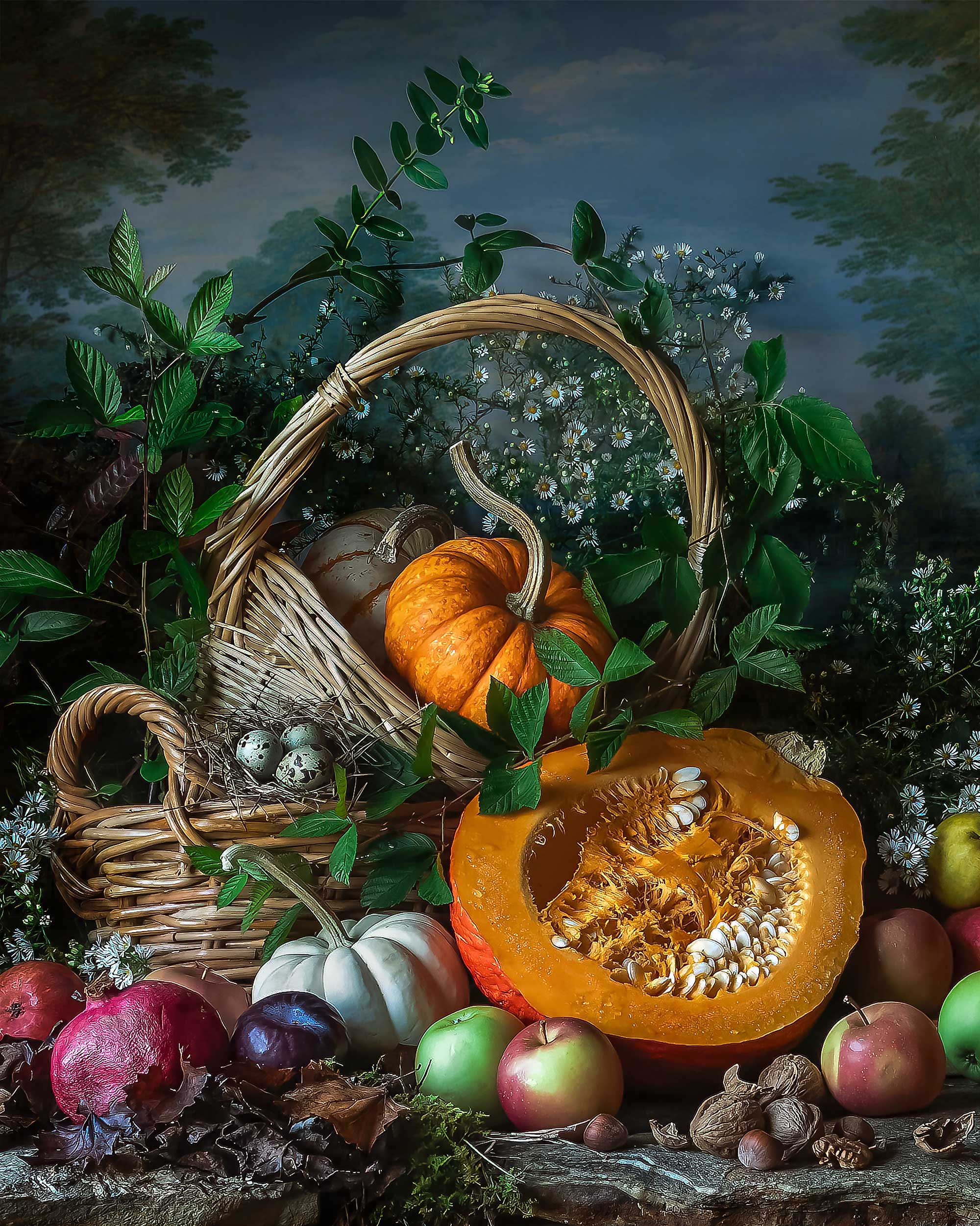 harvest, pumpkin, autumn, still life, still life photography, fall colors, Слуцкая Яна