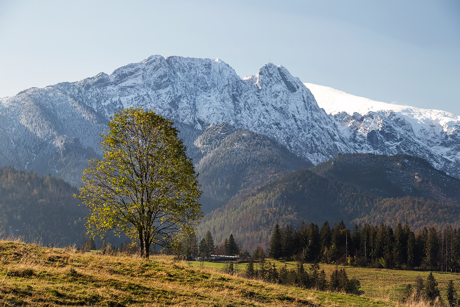 poland ,tatras ,tatry mountains ,autumn colours ,morning , snow ,autumn, Marcin Nalepka