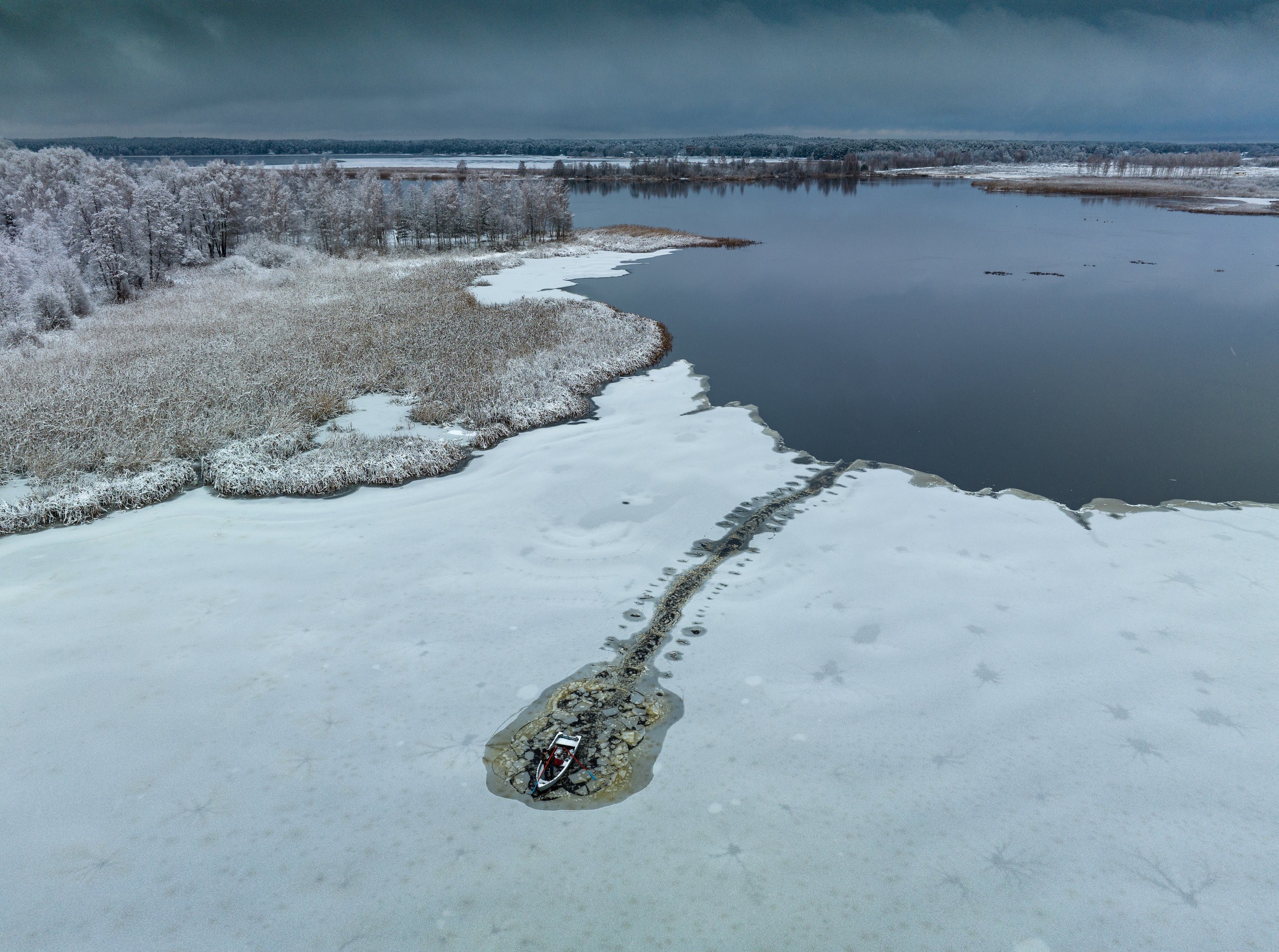 #ice #boat #lake, Nikolay Gordon