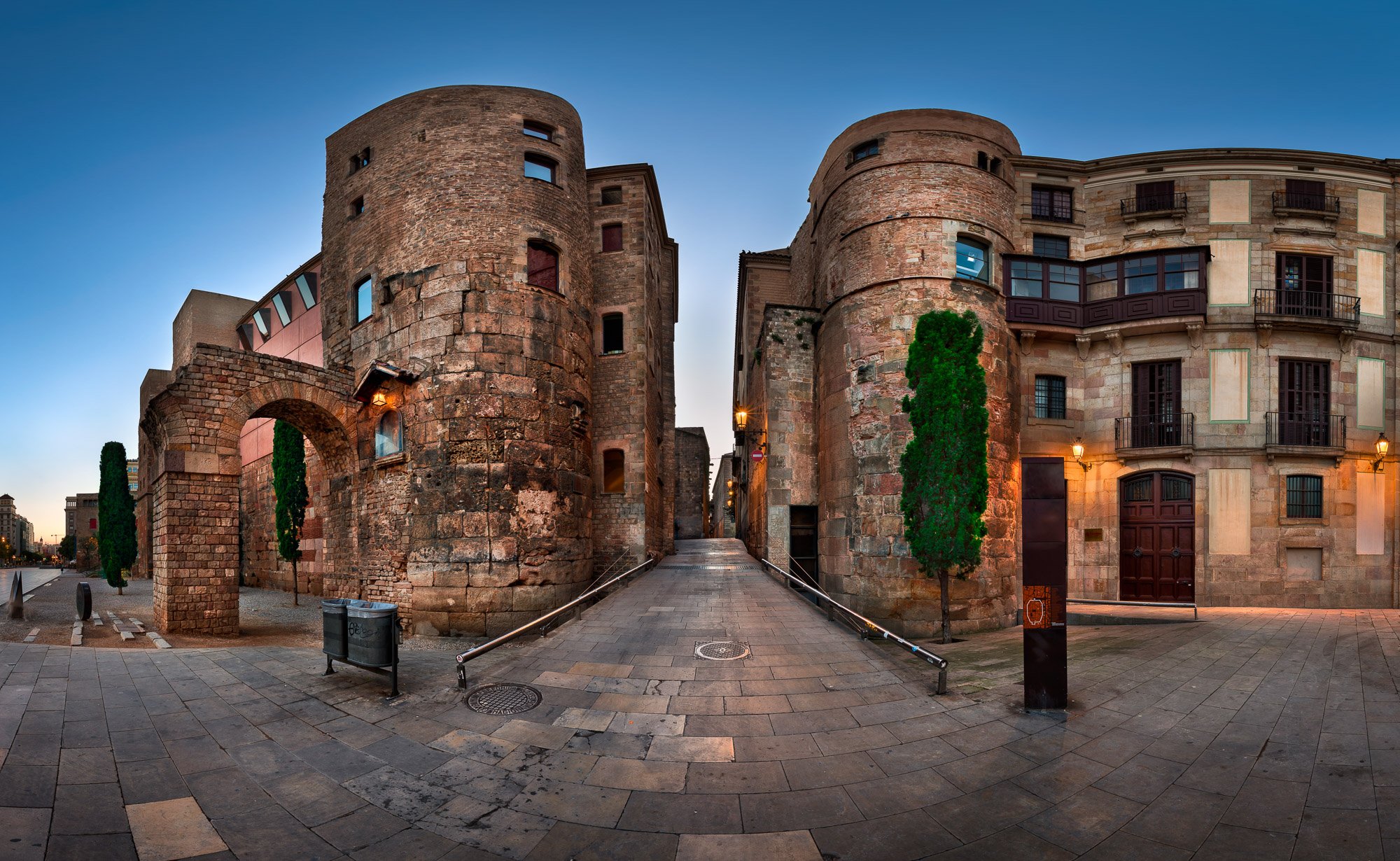 ancient, aqueduct, arch, architecture, barcelona, barcina, barcino, barri, bishop, blue, building, catalan, catalonia, catalunya, cathedral, city, cityscape, dawn, electric, europe, european, gate, gothic, history, iconic, illuminated, landmark, lights, m, Andrey Omelyanchuk