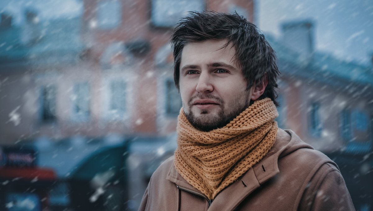 зима, портрет, Смирнов Сергей