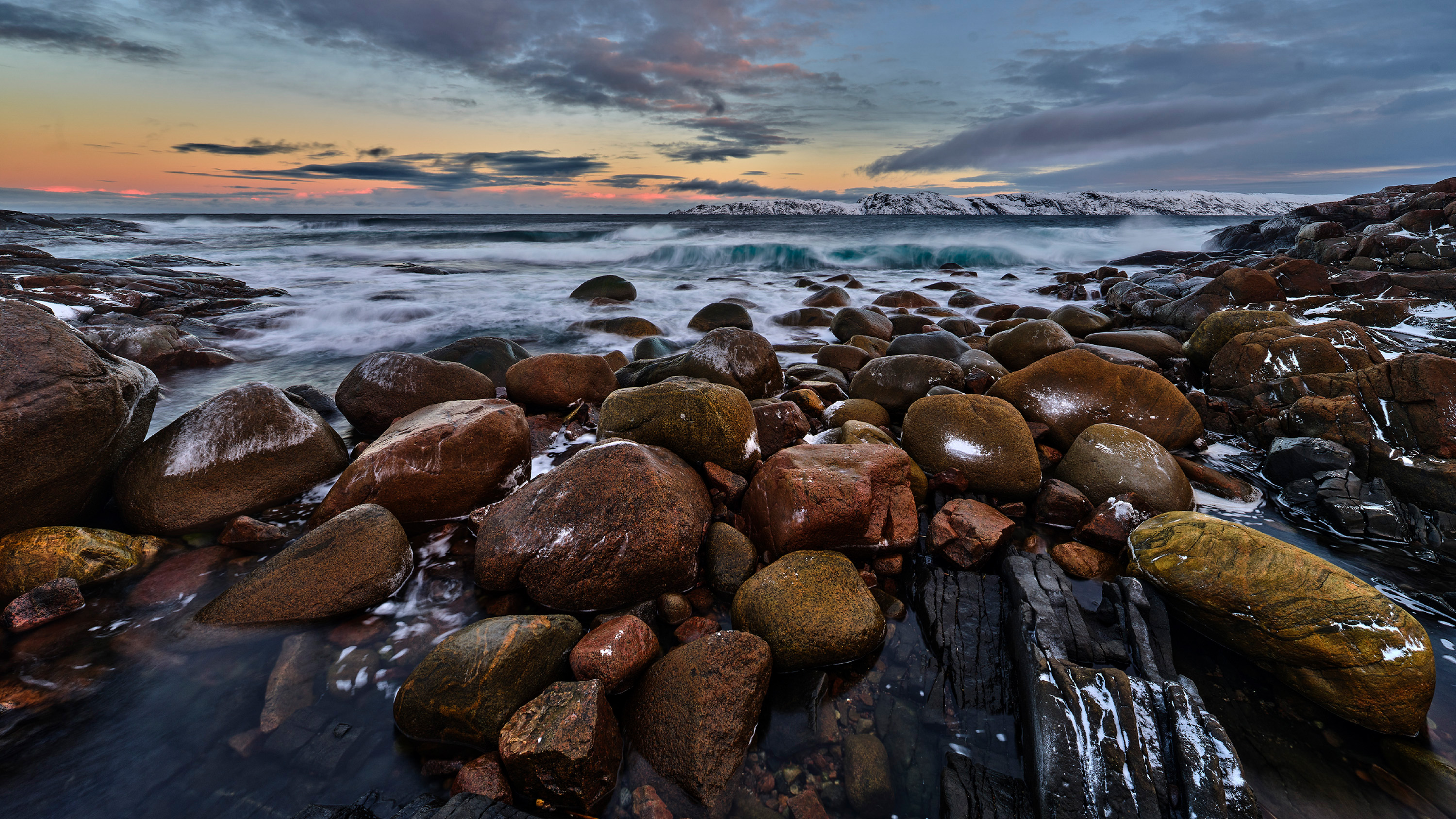 пейзаж териберка баренцево море пляж камни, Пономарев Андрей