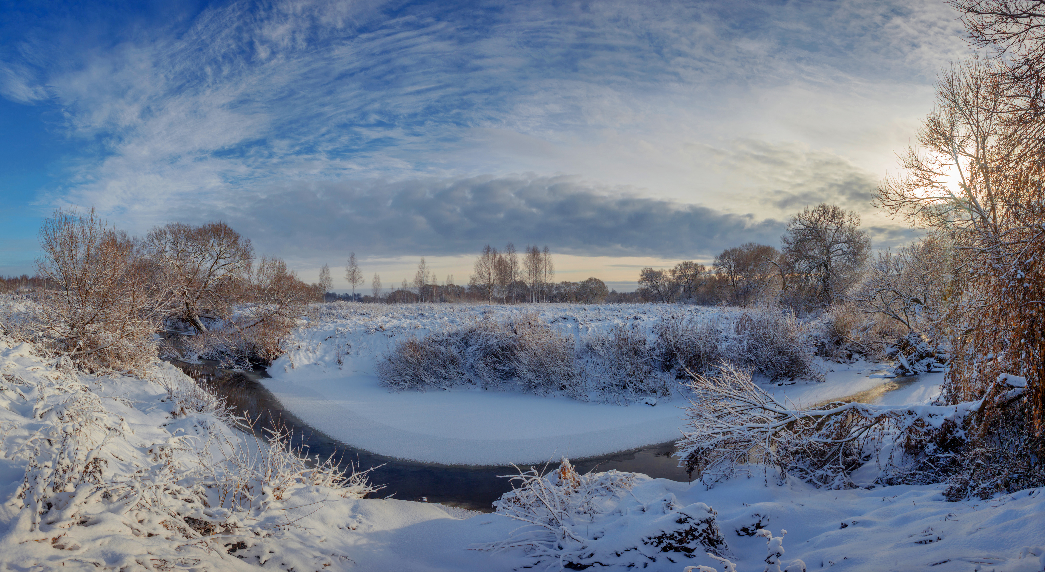 зима, река, Александр Свистков