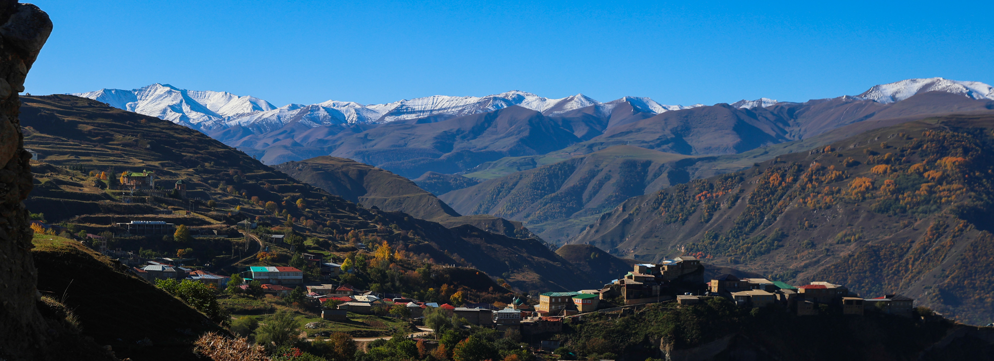 аул,чох,горы,снежные горы,пейзаж,осень,гунибский район,кавказ,северный кавказ,дагестан,, Magov Marat