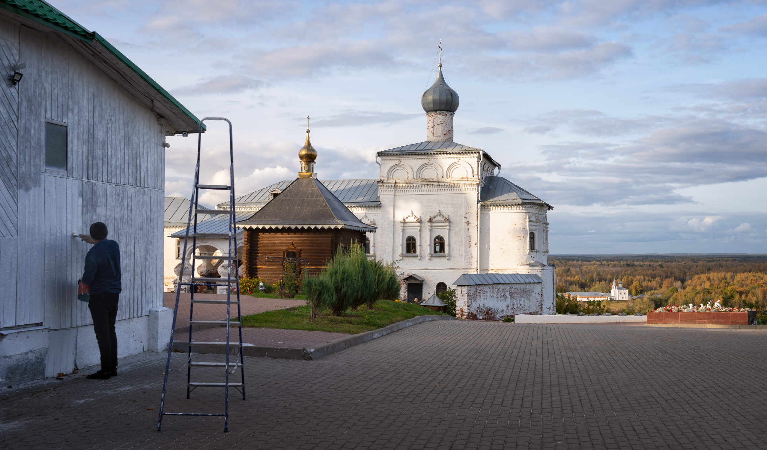 монастырь, осень, Колесов Андрей