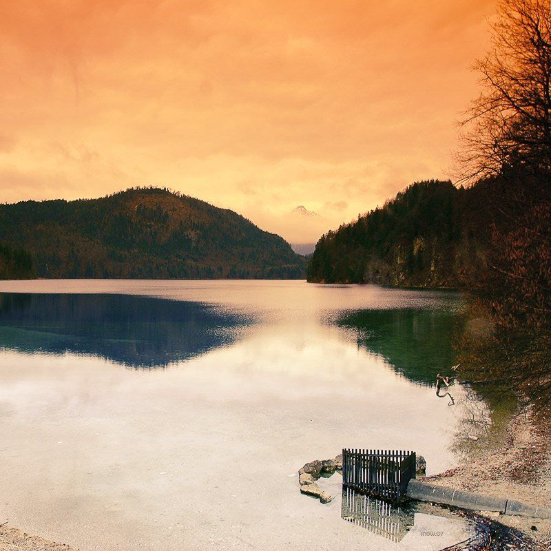 лебединое озеро, swan lake, Neuschwanstein, Michael Eliseev