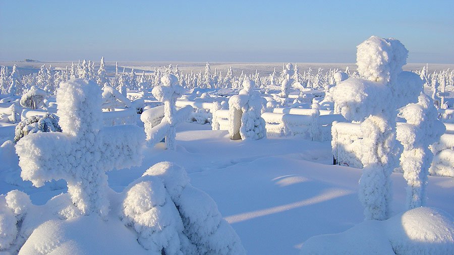 кладбище,якутия,зима, Солодухин Виктор