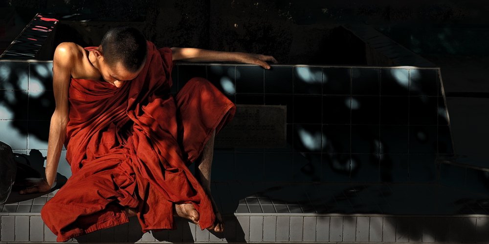 монах бирма медитация, fotomafia