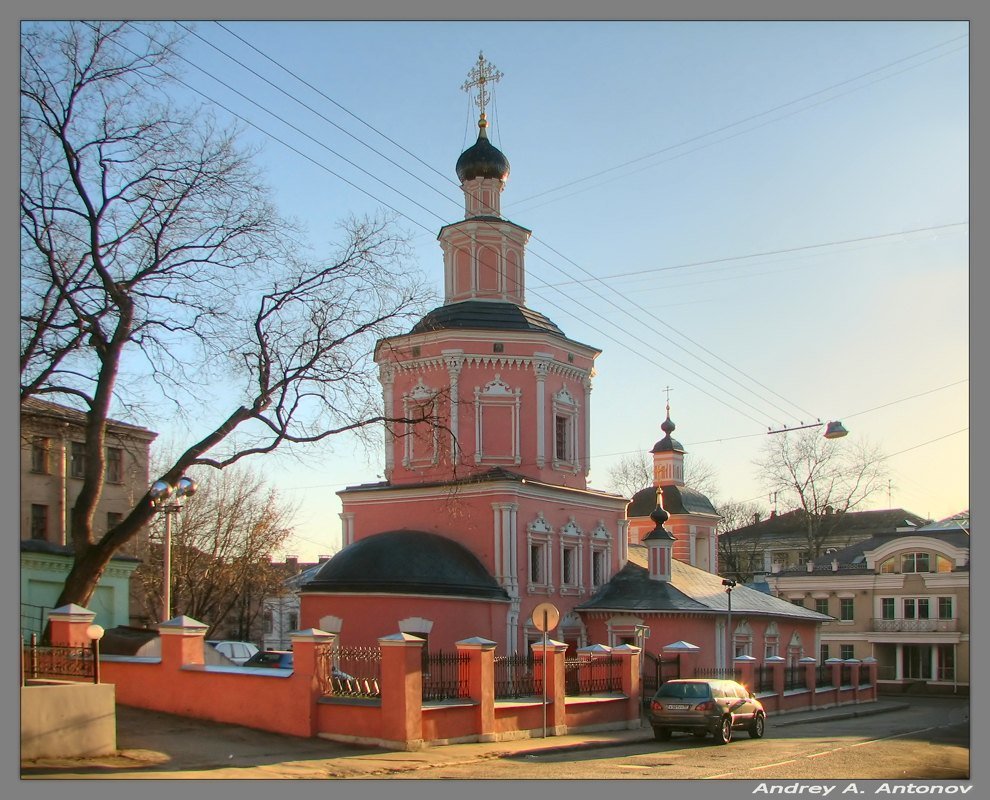 храм, живоначальной, троицы, хохловский переулок, москва, Андрей Антонов