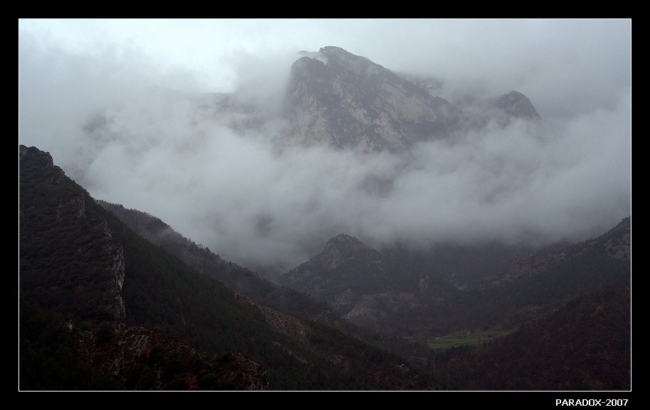 испания, горы,туман,облака,paradox, PARADOX