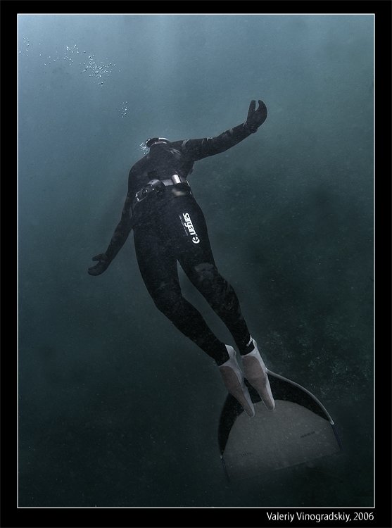подводное фото фридайвер моноласта озеро вад виноградский валерий, Виноградский Валерий