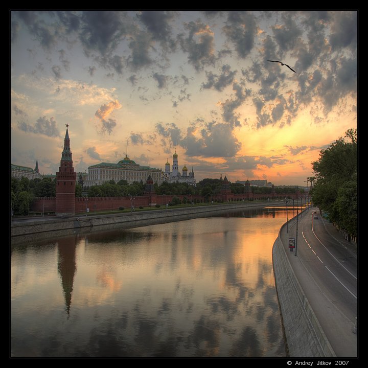 москва май рассвет кремль река город пейзаж photohunter, Андрей Житков
