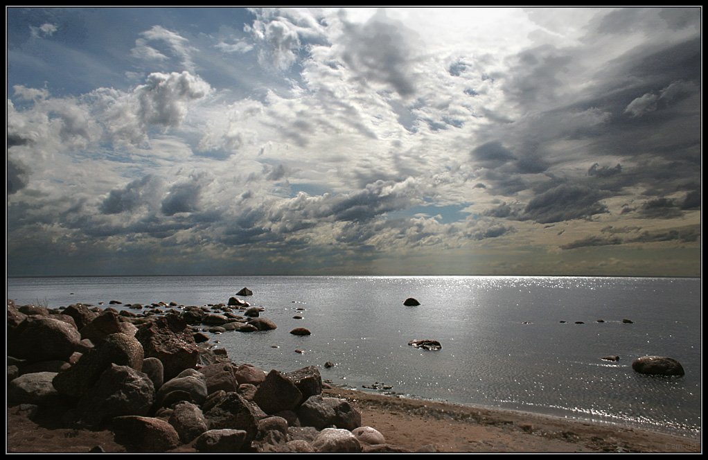финский залив, приветнинское, облака, берег, Alexander