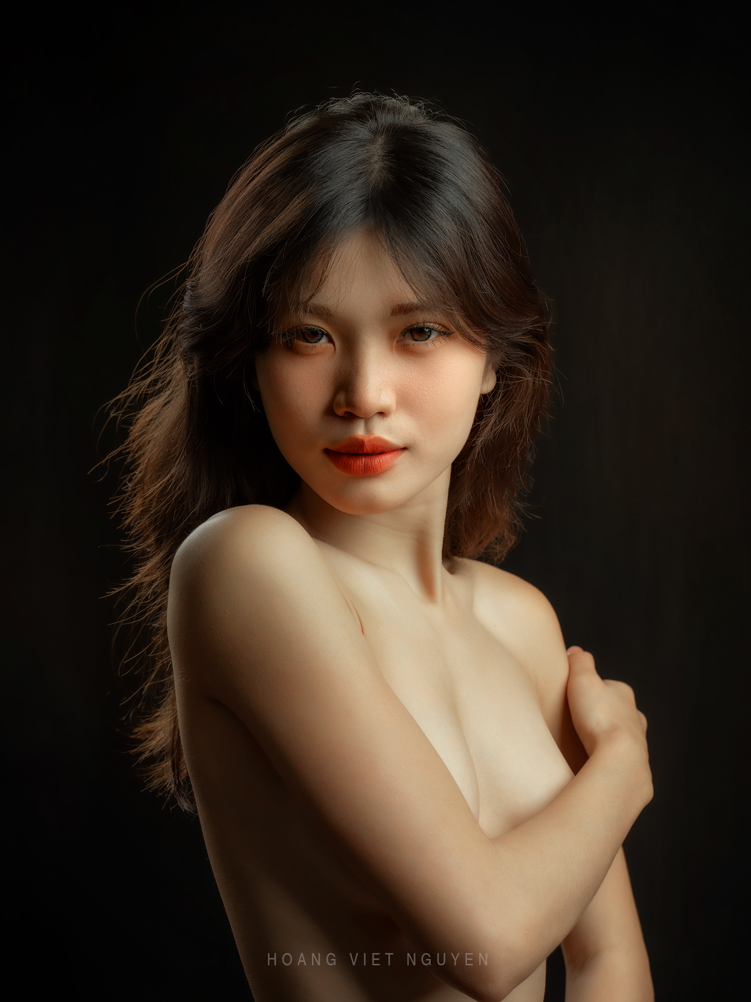 asian, vietnam, vietnamese, portrait, face, women, female, studio, eyes, Hoang Viet Nguyen