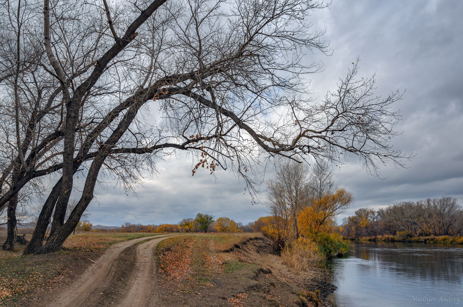 осень, оренбургская область, река урал, природа, орск, Vasilyev Andrey