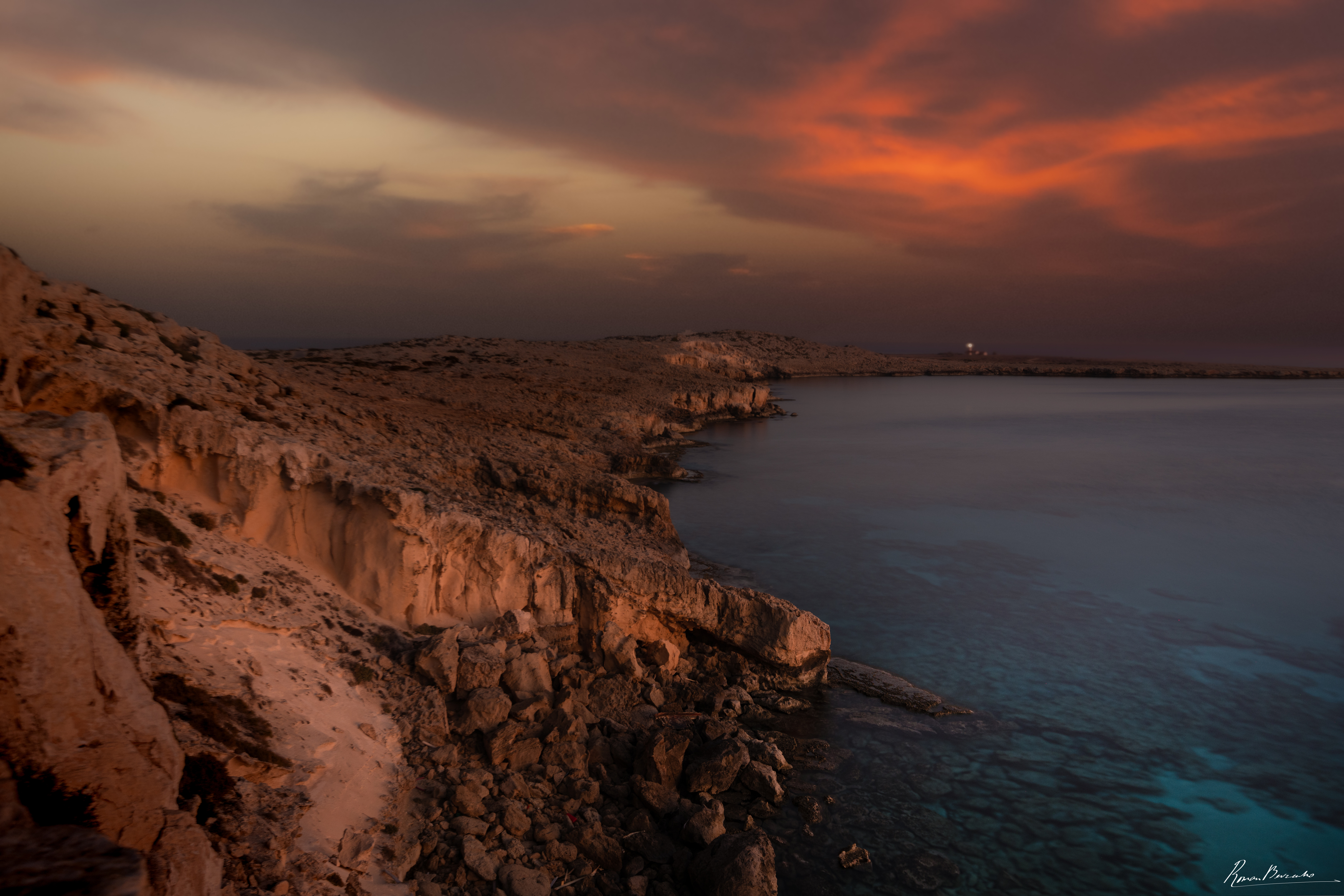 cyprus, lighthouse, cape, sea, shore, rocks, Bevzenko Roman