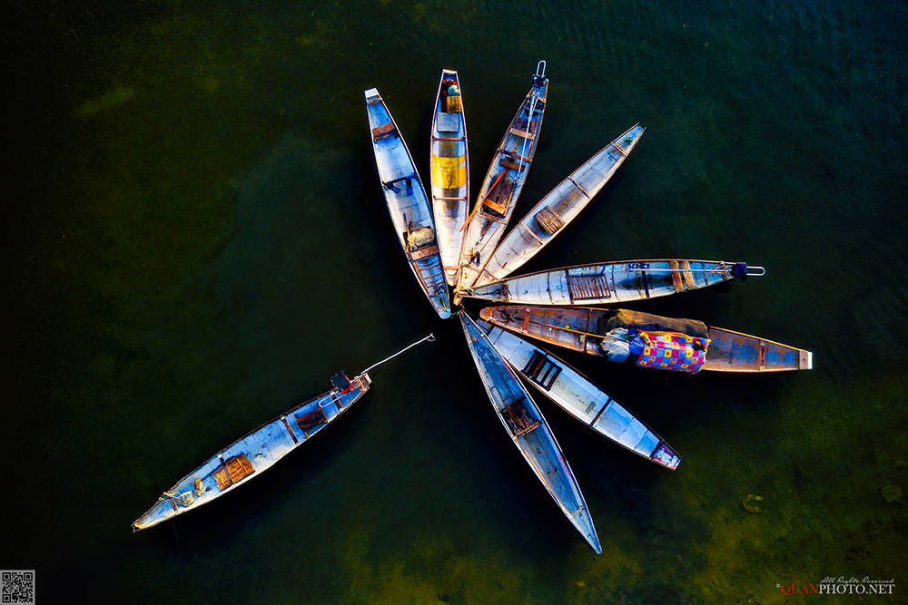 quanphoto, landscape, boats, lagoon, fishing, rural, vietnam, quanphoto