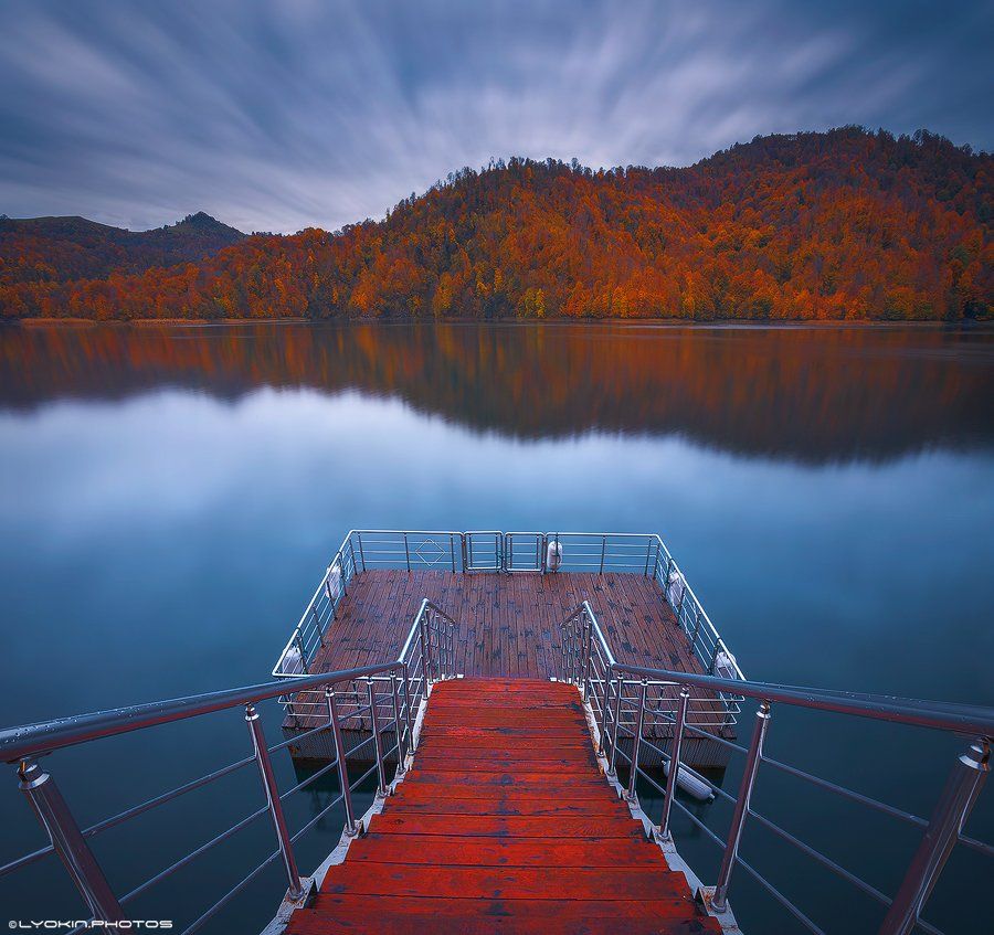 Autumn, Azerbaijan, Lake, Азербайджан, Озеро, Осень, Lyokin
