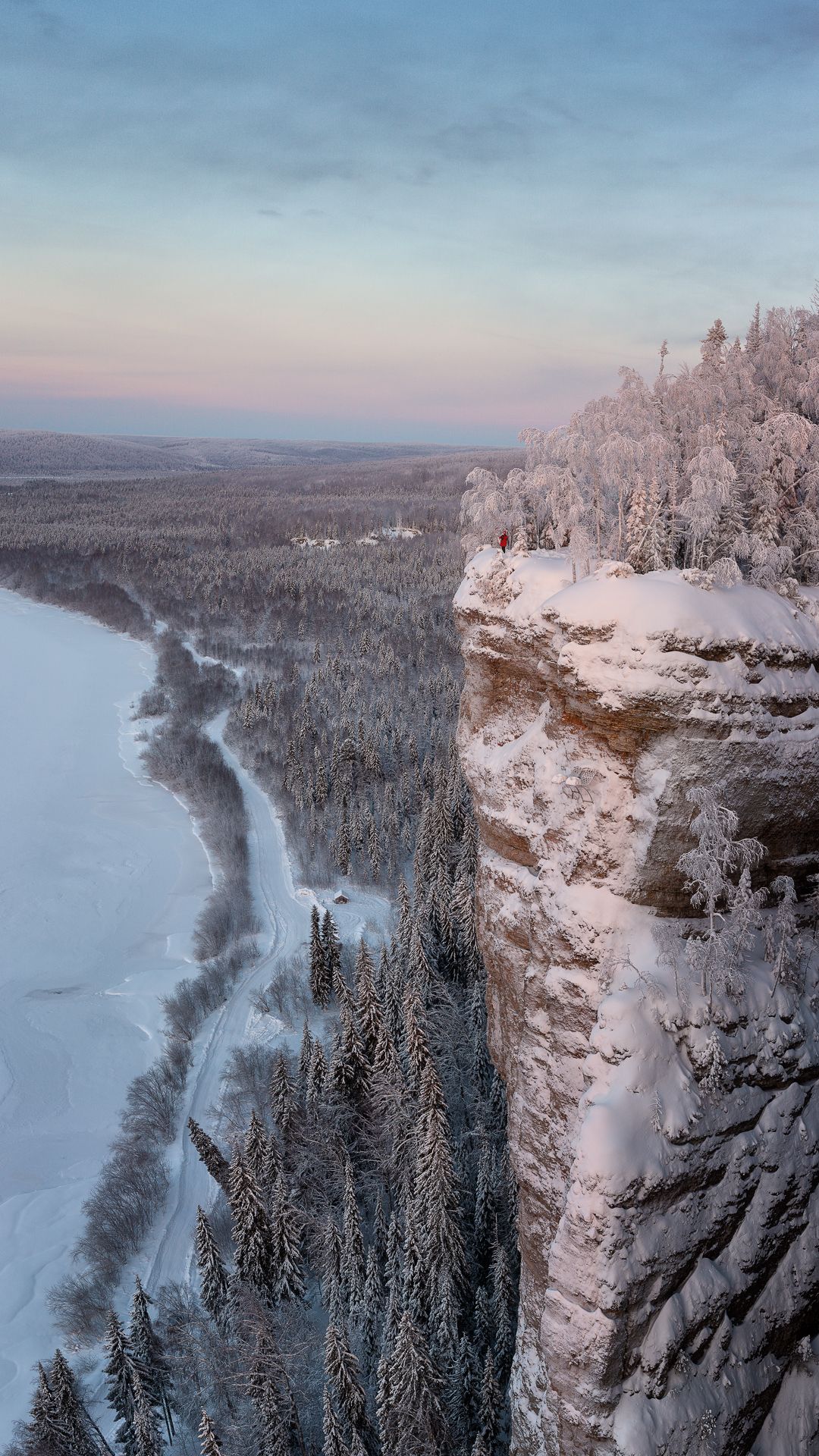 зимний пейзаж, красновишерск, скалы, зима, Константин Маланин