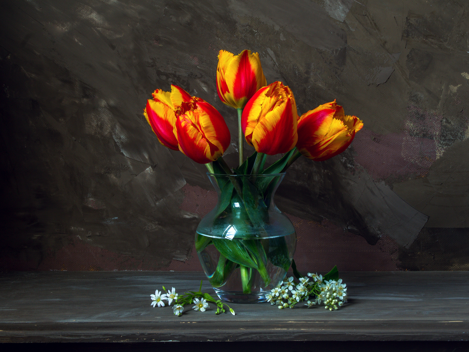тюльпаны цветы ваза, Сергей Алексеев