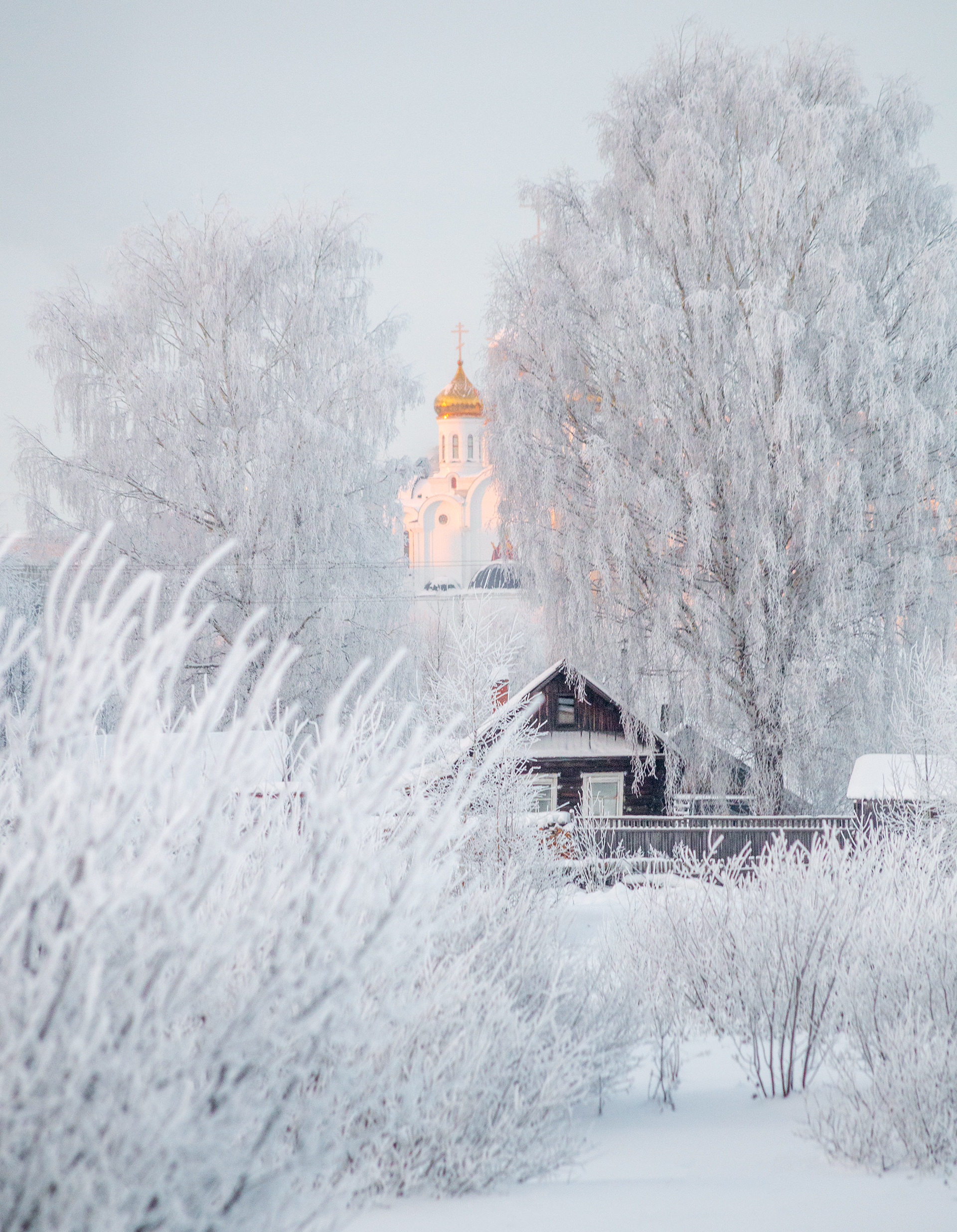пейзаж, природа, зима, снег,, Mysov Ivan