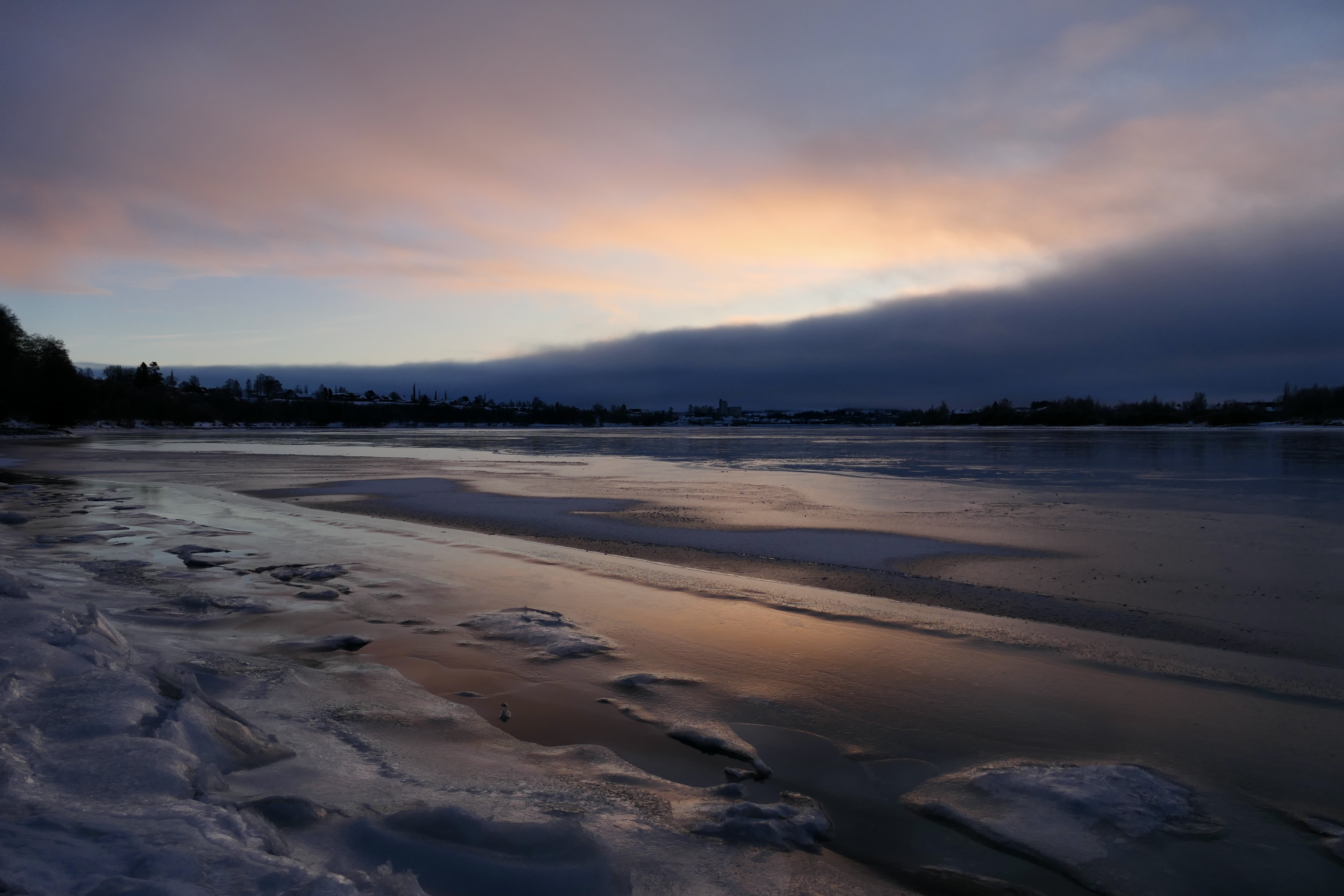 Landscapes, nature, winter, frost, ice, river, cold, colors, sunrise, sky, , Svetlana Povarova Ree