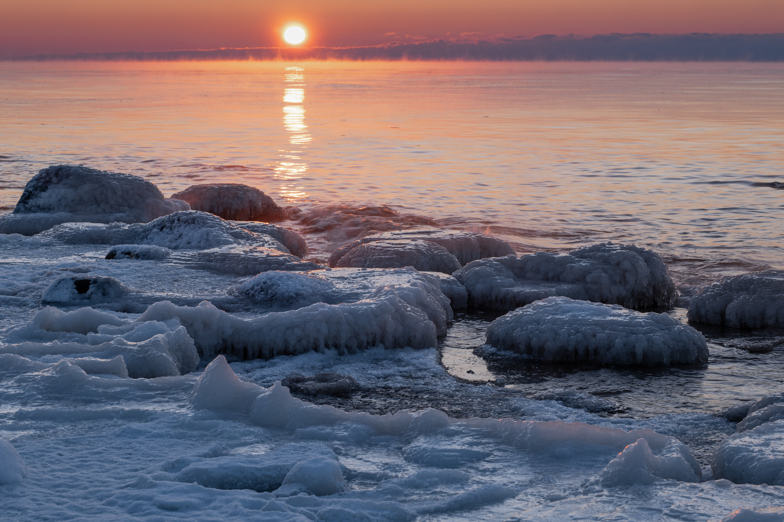 #ice #sunset #winter #sea, Nikolay Gordon