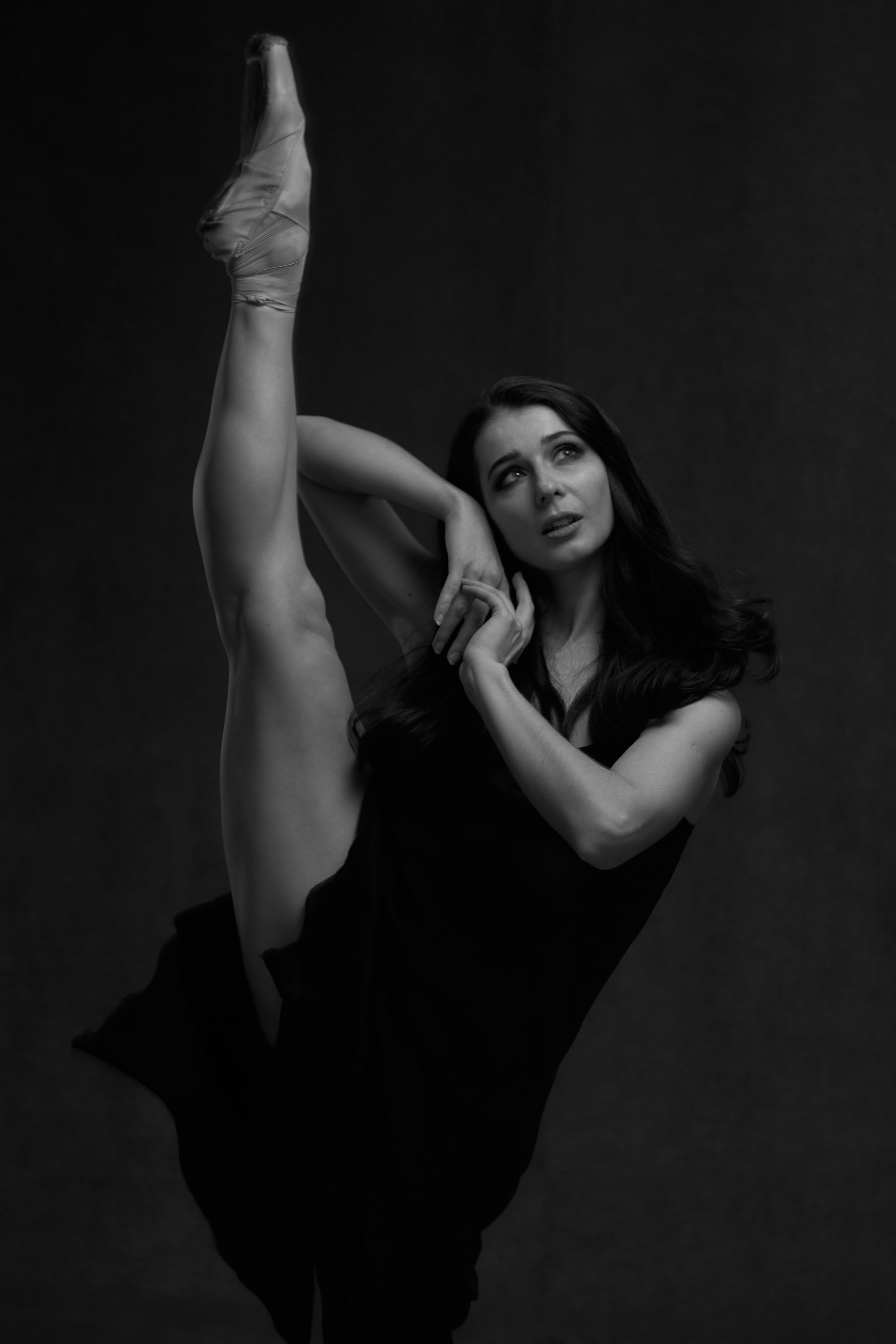 балет, ballet, artist, portrait, bnw, Siergiejevicz Mihail