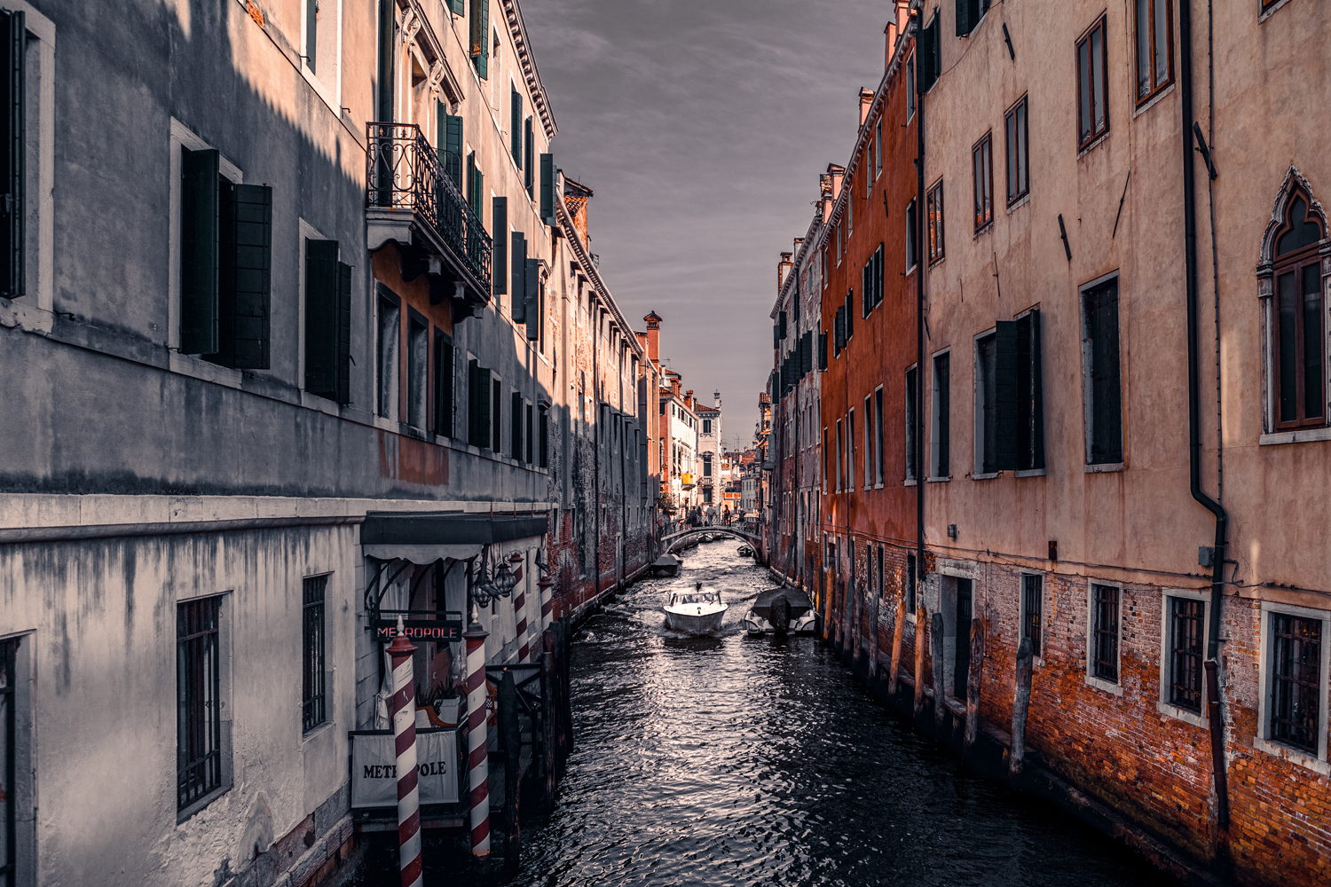 город, венеция, канал, лодки, здания, отражения, вода, италия, Каленски Александър