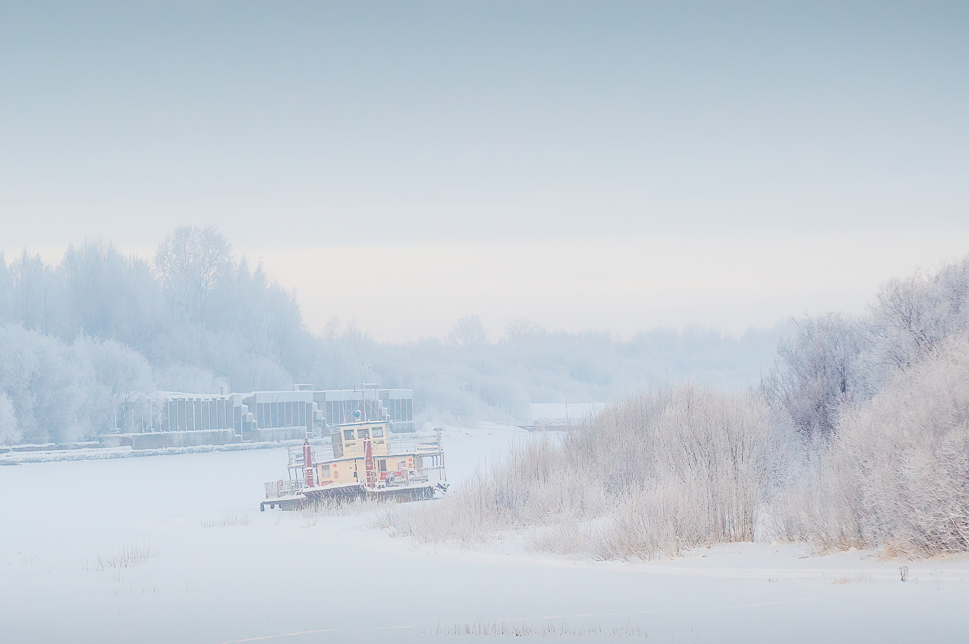 пейзаж, природа, зима, снег, Mysov Ivan
