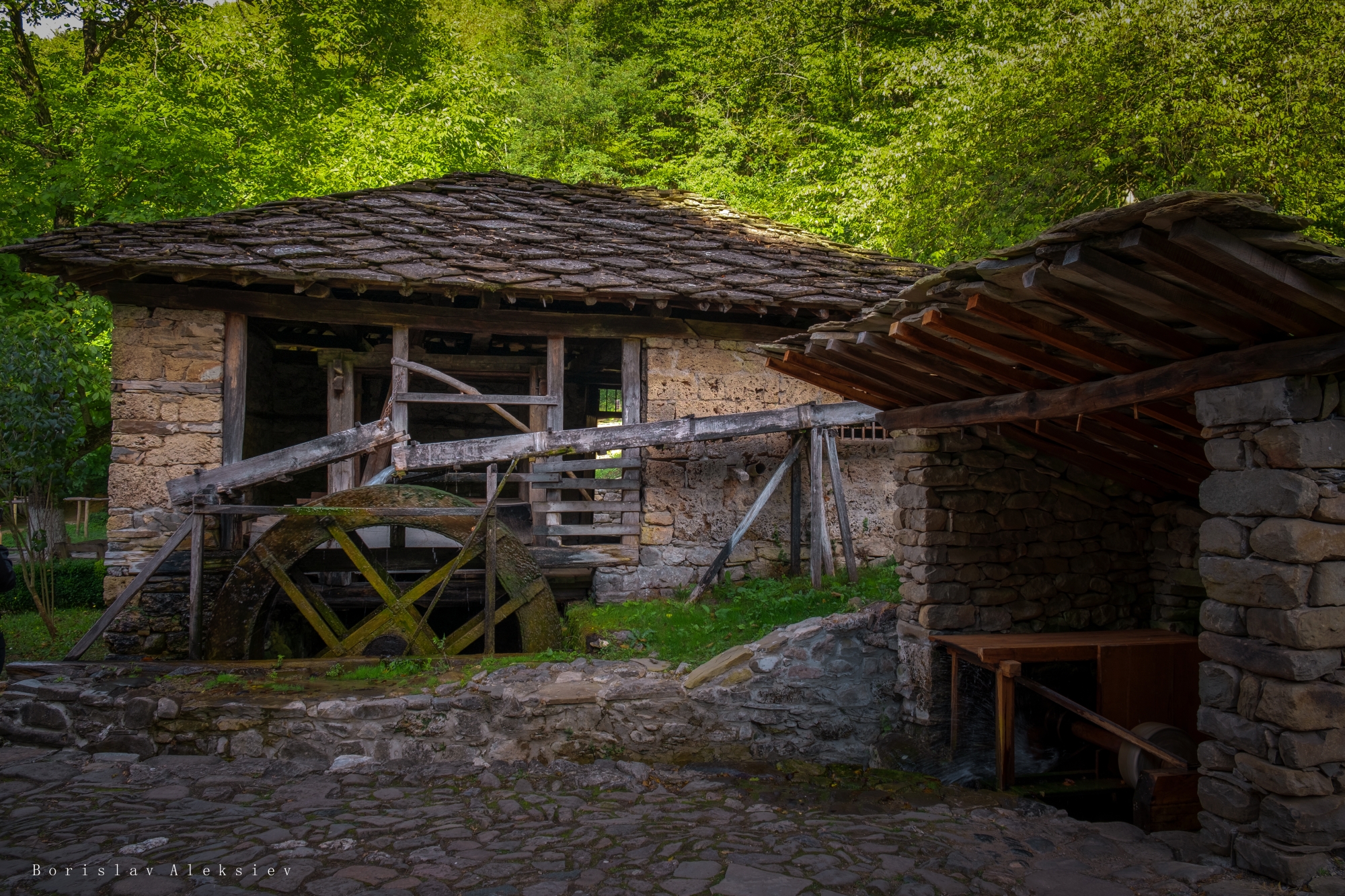 etara,gabrovo,bulgaria,travel,watermill,exterior,tree,stone,wood,, Алексиев Борислав