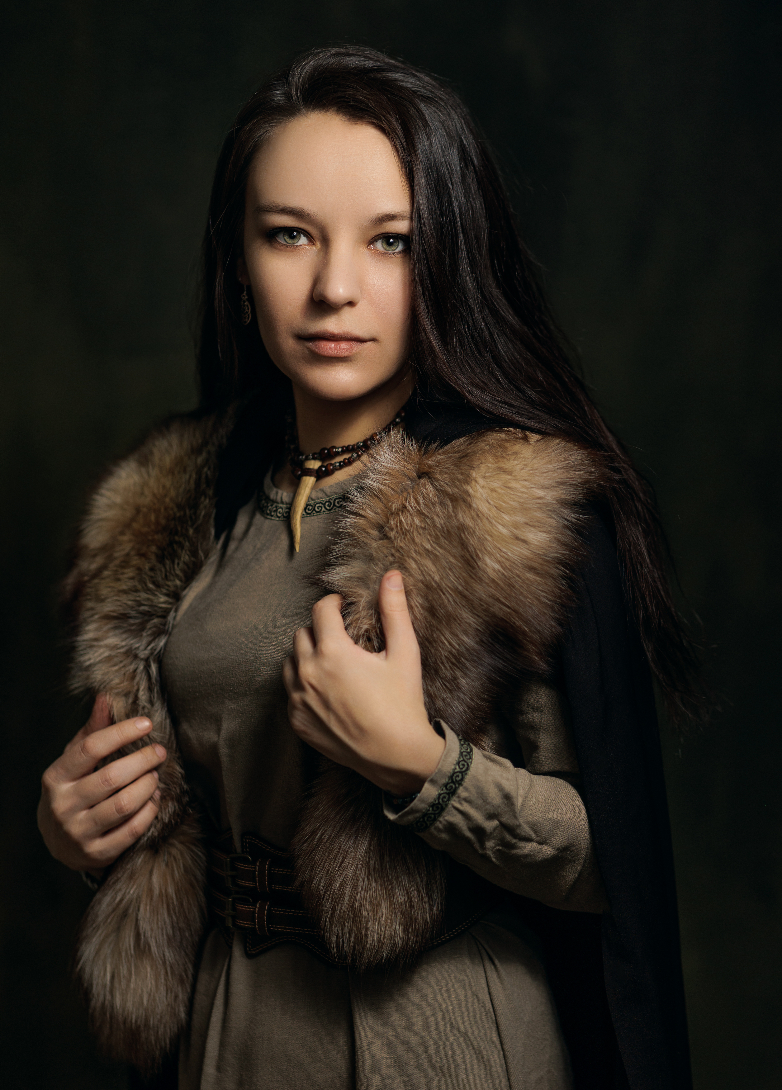 портрет, женский портрет, викинг, девушка, portrait, canon, Екатерина Сигат