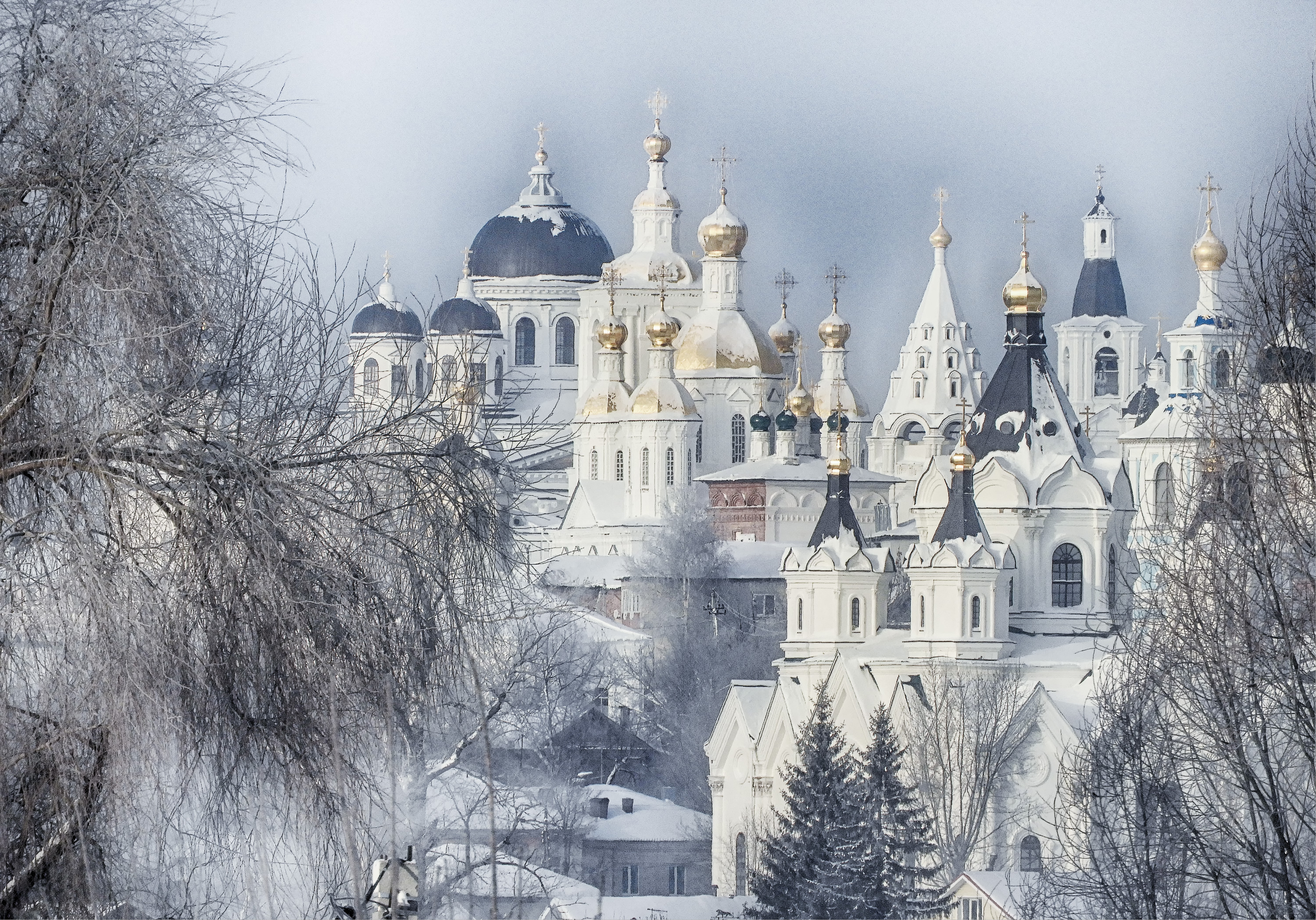 церкви колокольни зима, Вера Петри