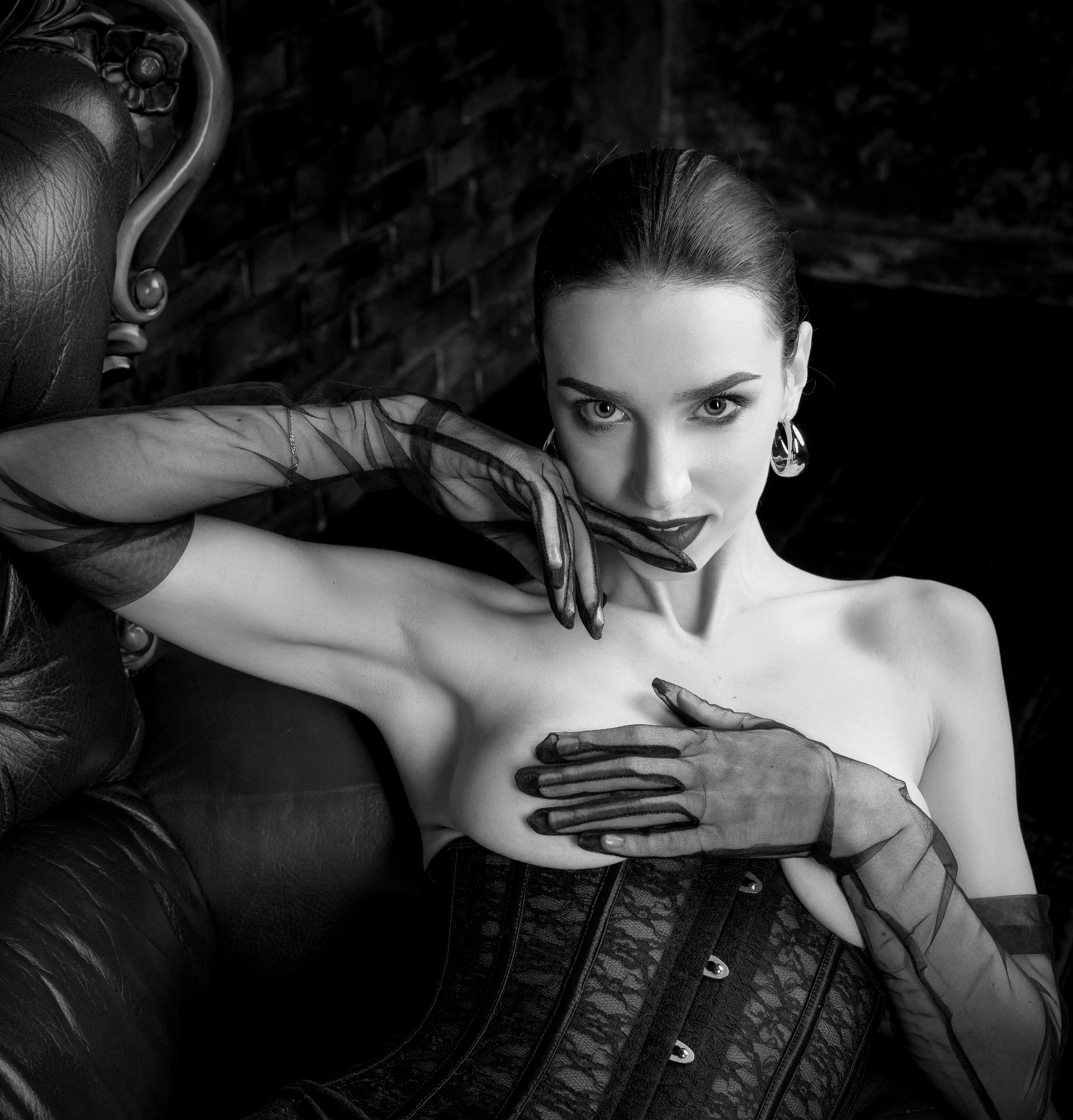 женский  портрет, концептуальное фото, сексуальная девушка, будуар, Бабаев Зураб