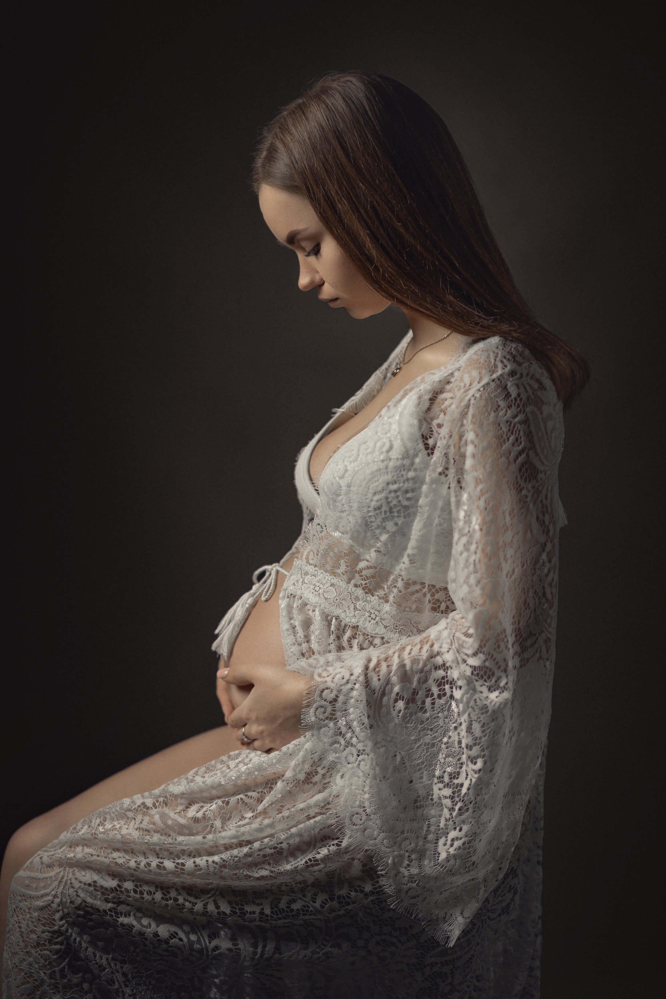 портрет, девушка, беременность, женский портрет, portrait, pregnant, girl portrait, Aleksey Sologubov
