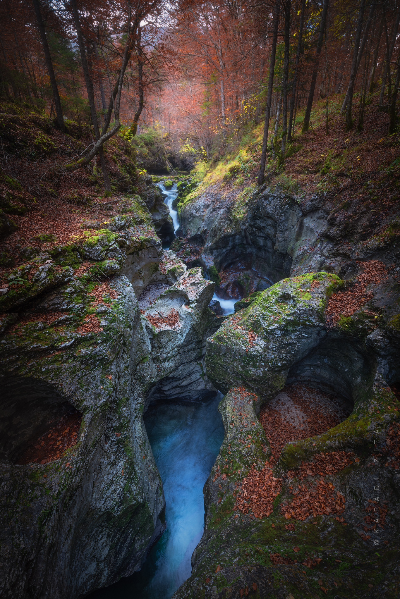 slovenia, river, fall, autumn, landscape, longexpo, Karádi Zita